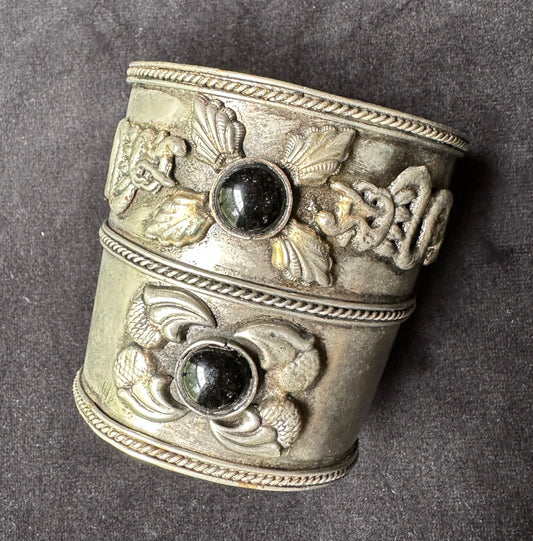 Tribal Wide Cuff Bracelet