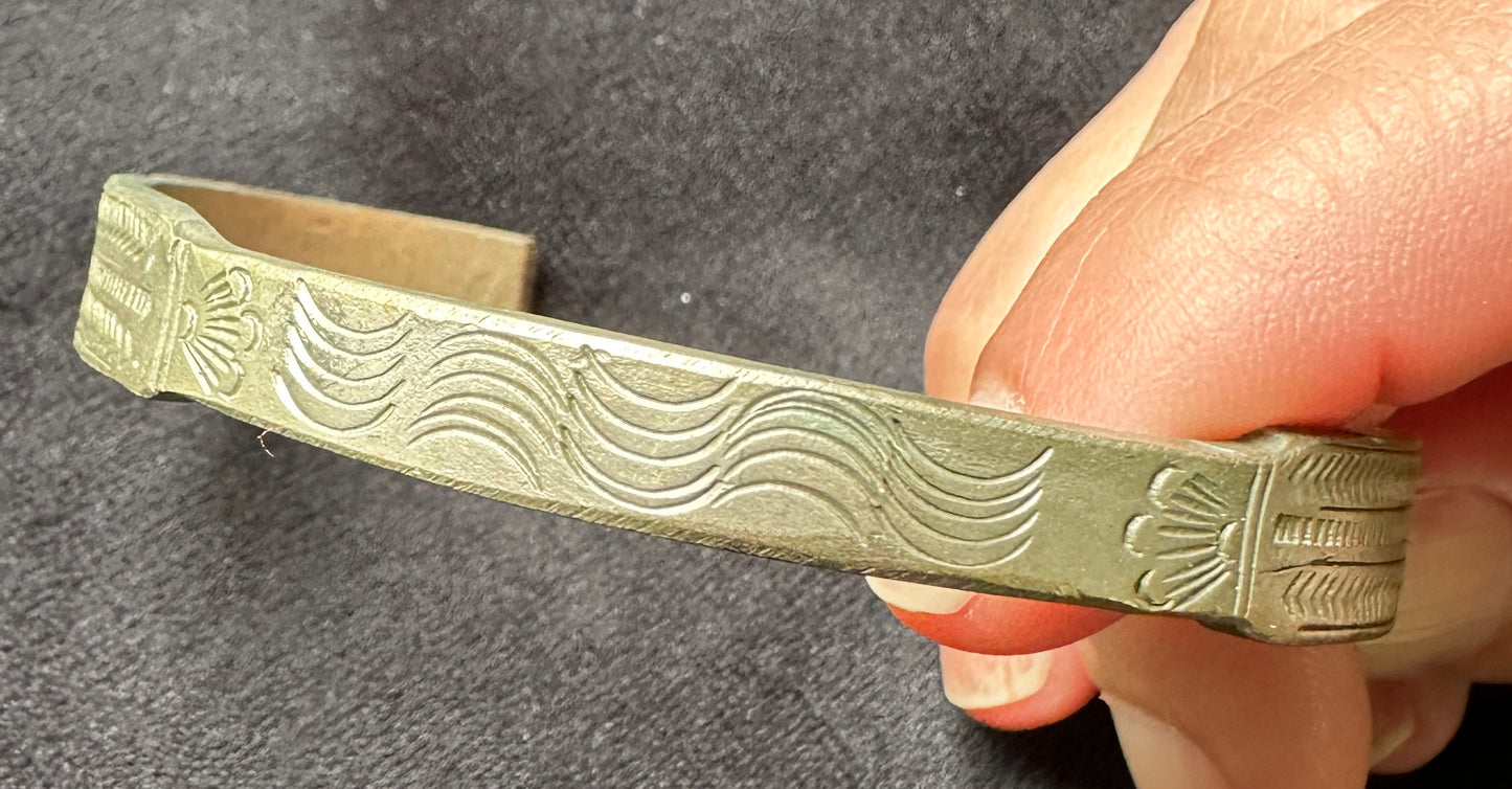 Vintage Bohemian Etched Bracelet