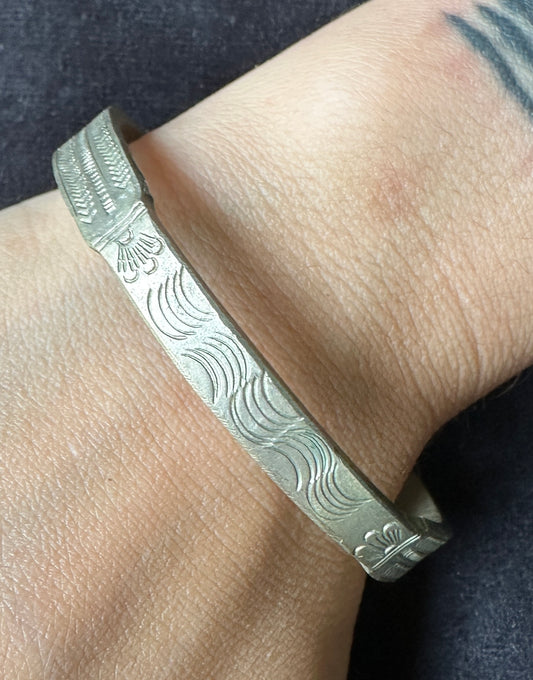 Vintage Bohemian Etched Bracelet
