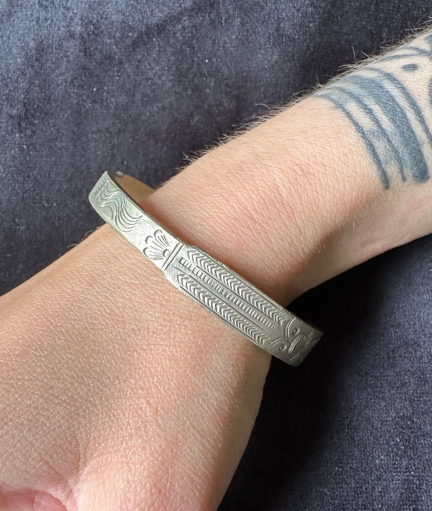 Vintage Bohemian Etched Bracelet