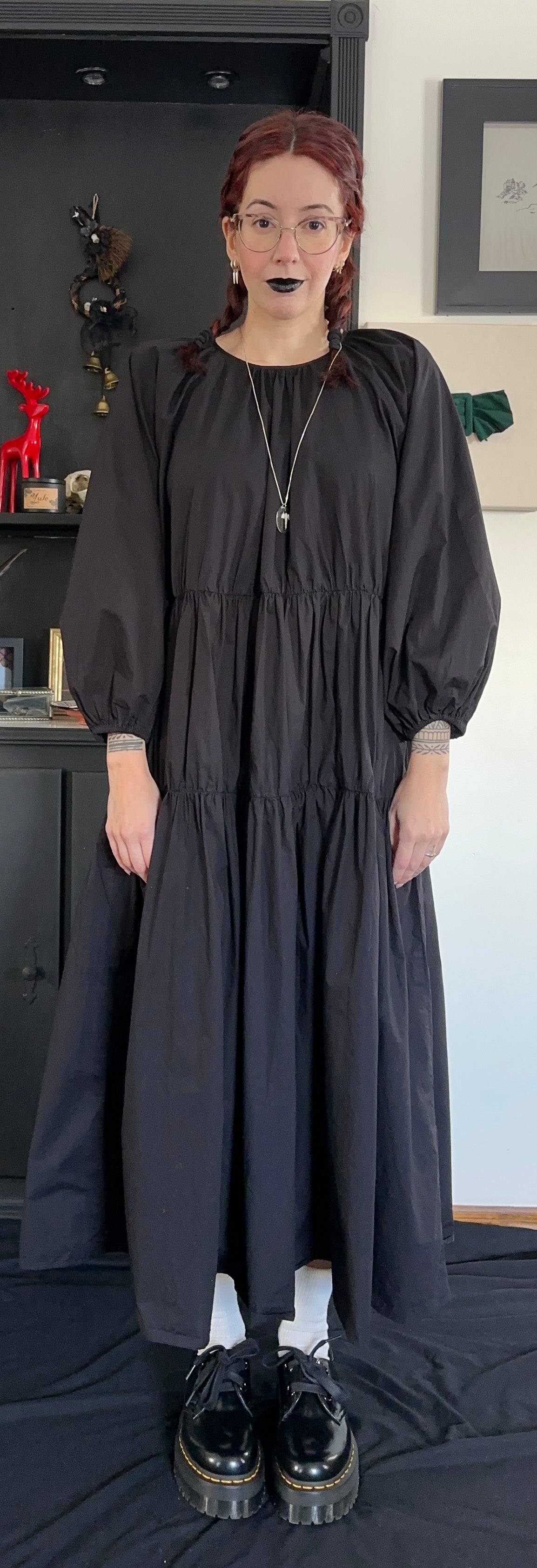 Cotton Poplin Cottage Dress O/S