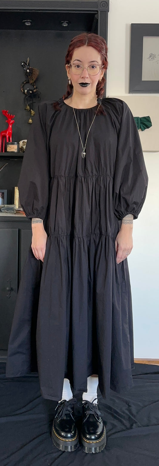 Cotton Poplin Cottage Dress O/S