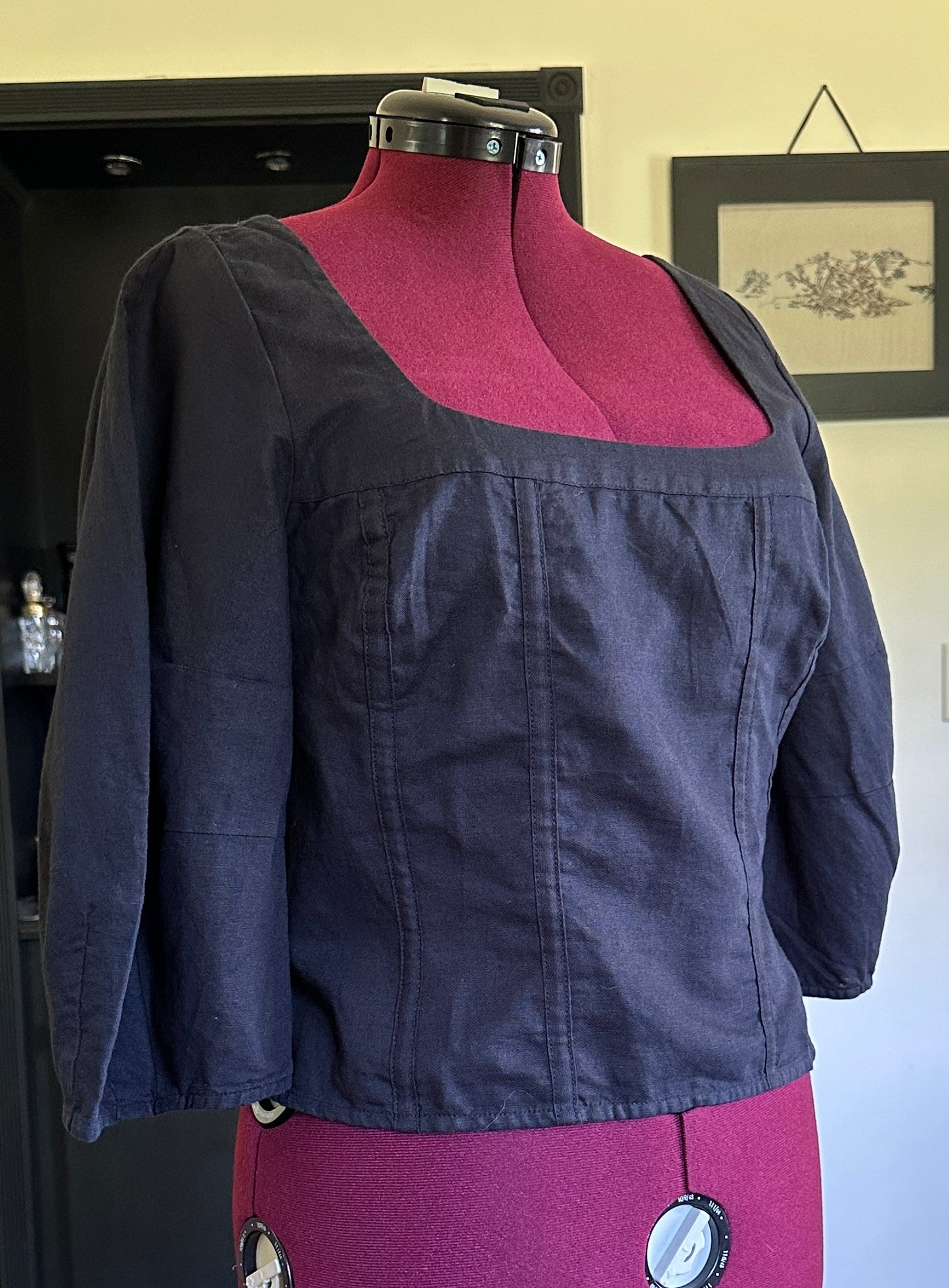 Linen Bodice Top SZ 16