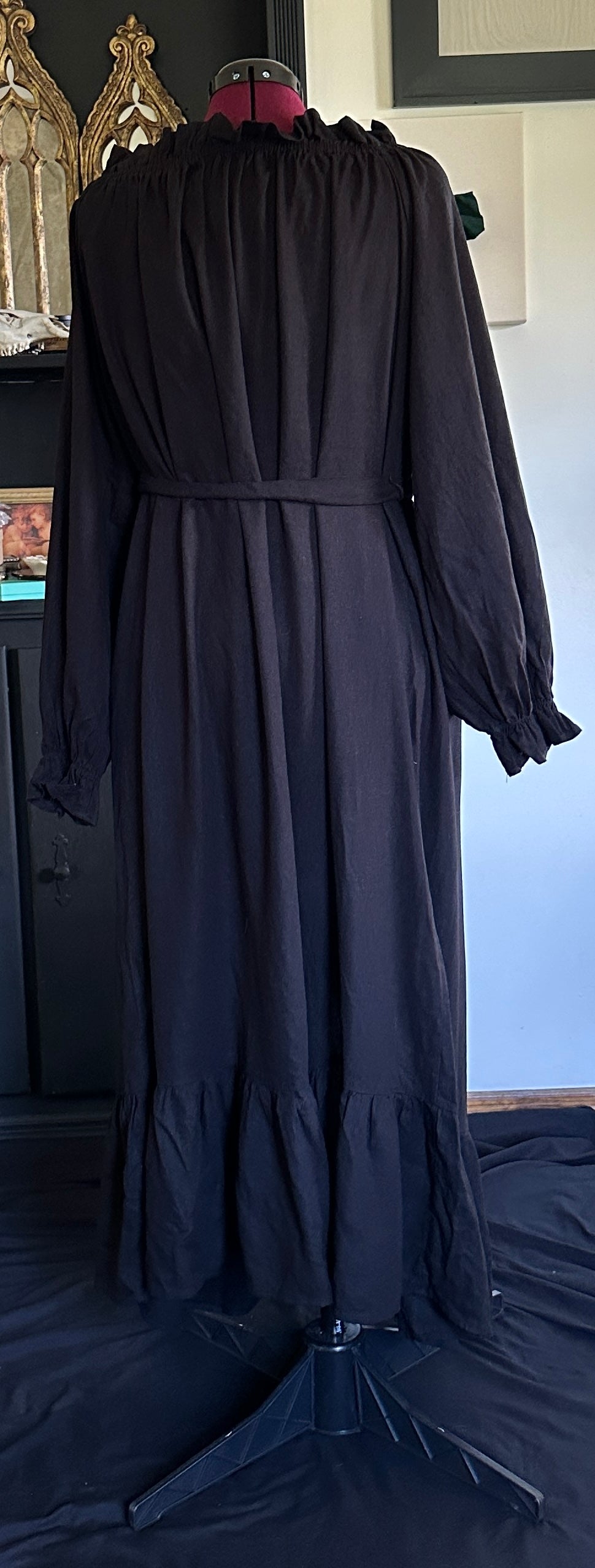 Linen Romantic Chemise Dress 2X - 3X