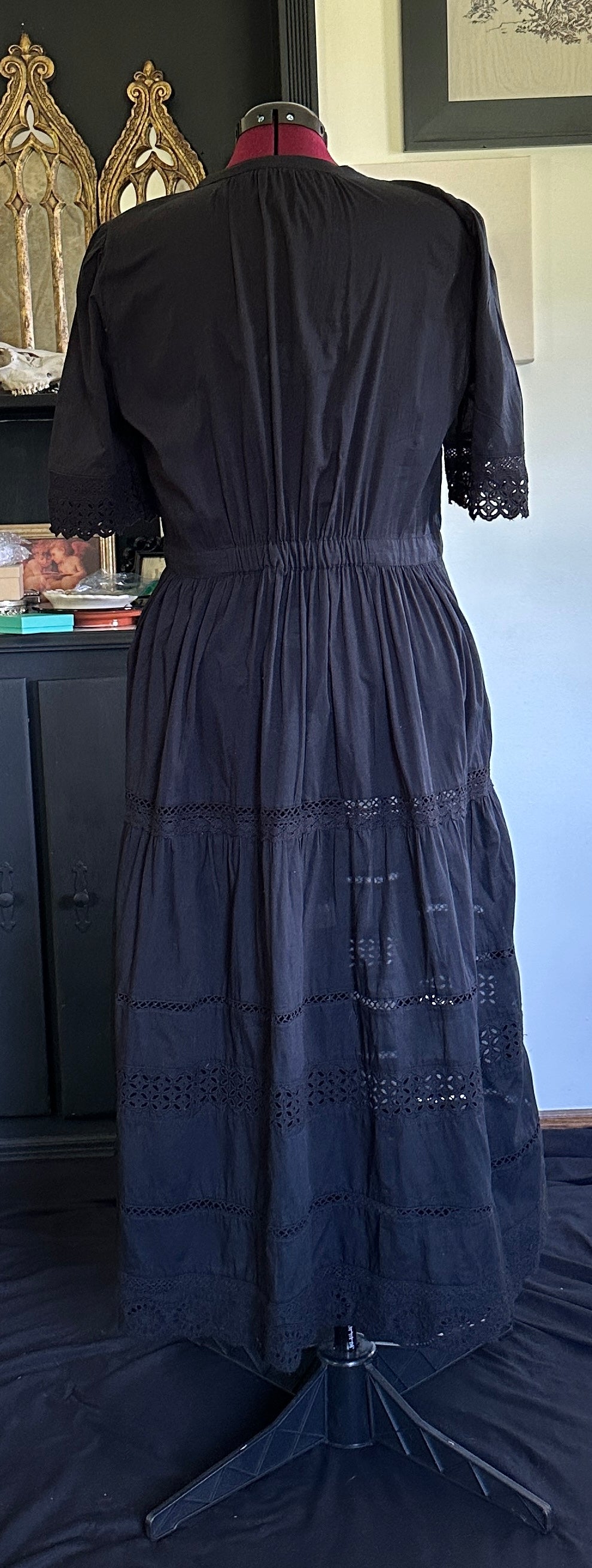 Cotton & Eyelet Dress L