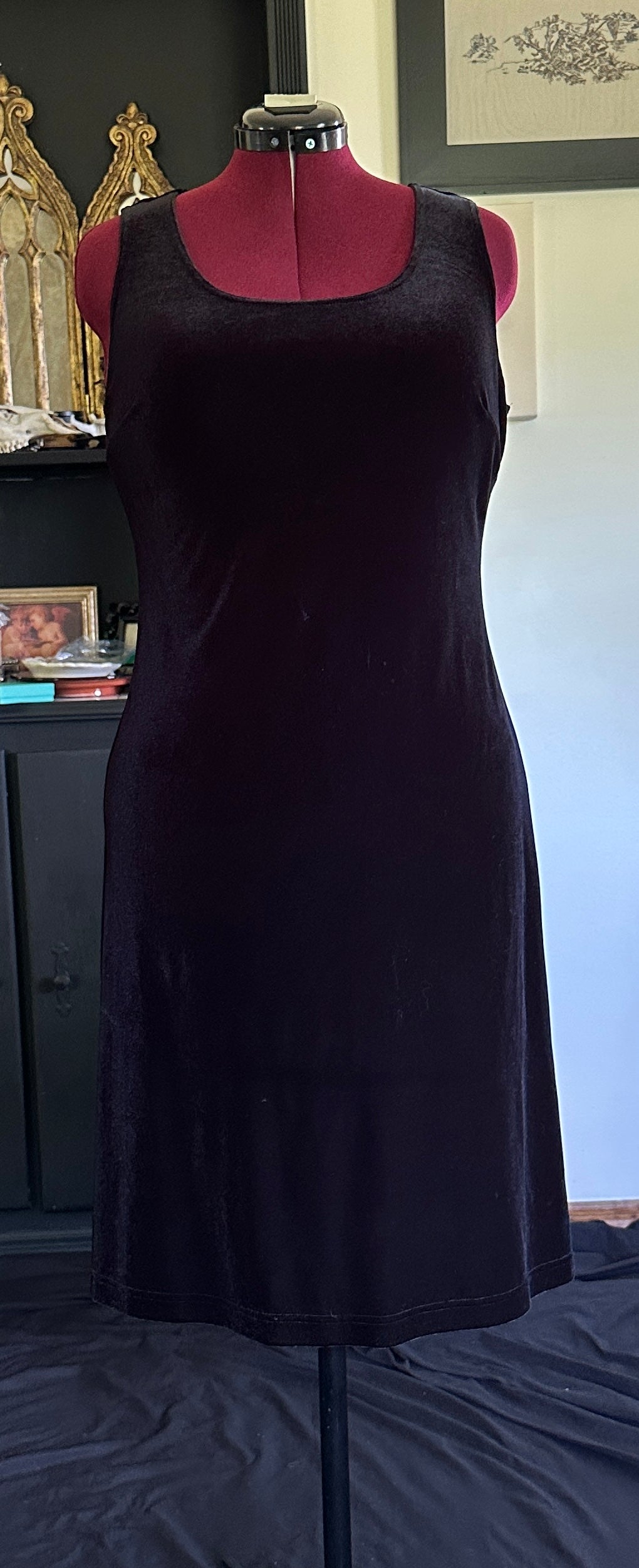 Velvet Tank Dress L