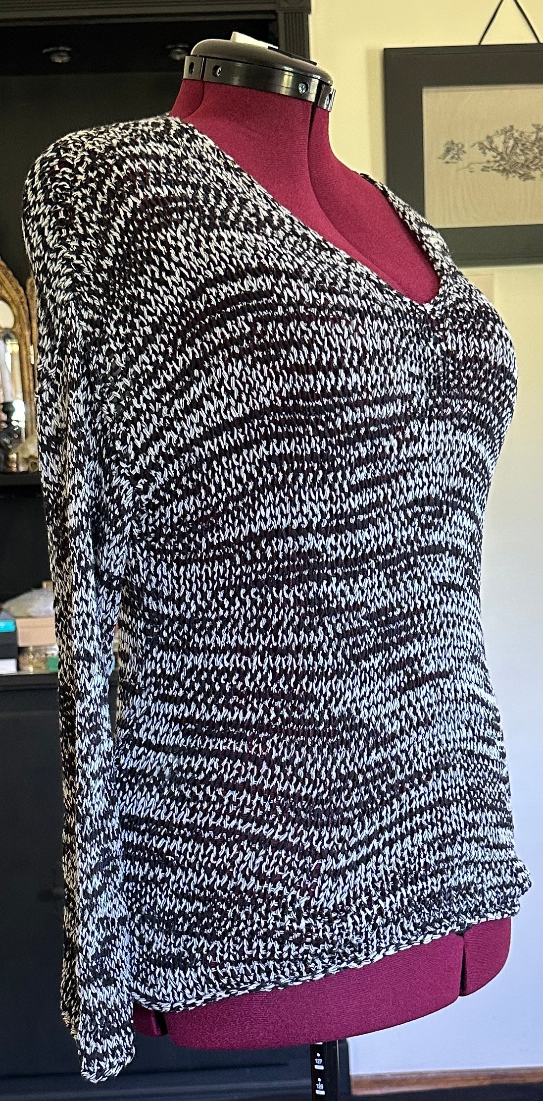 Eileen Fisher Ribbon Knit Sweater M