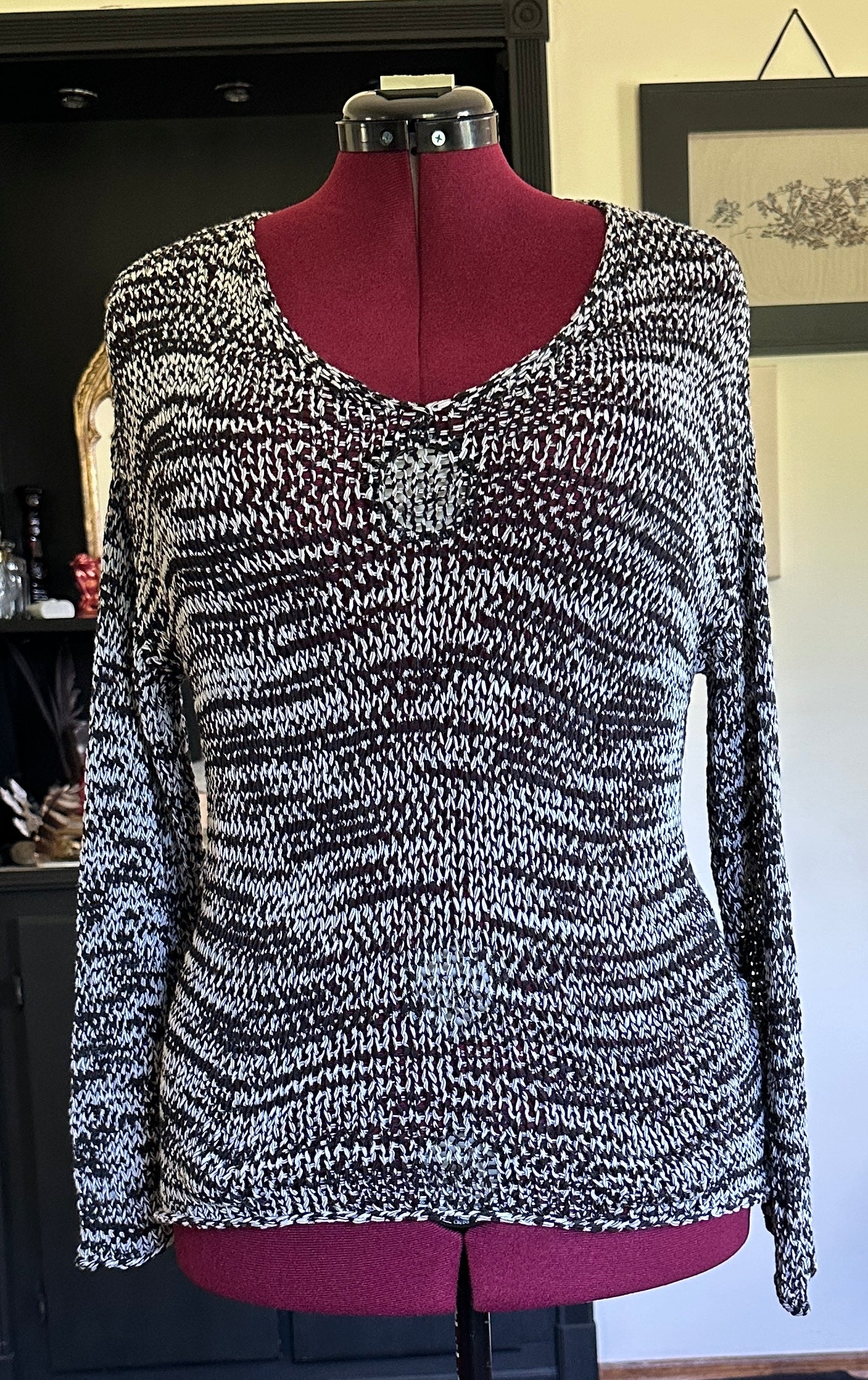 Eileen Fisher Ribbon Knit Sweater M