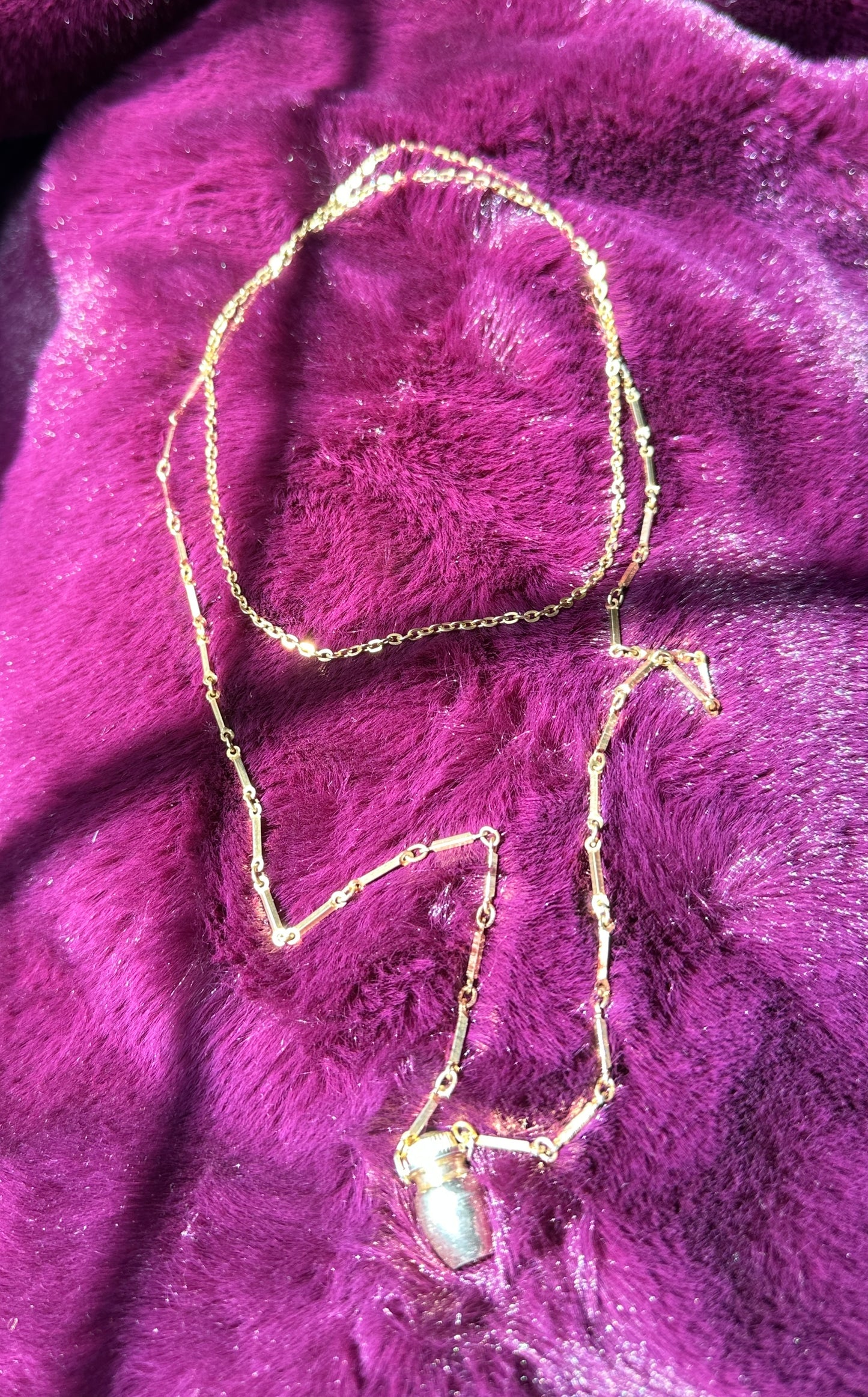 Art Deco Perfume Necklace