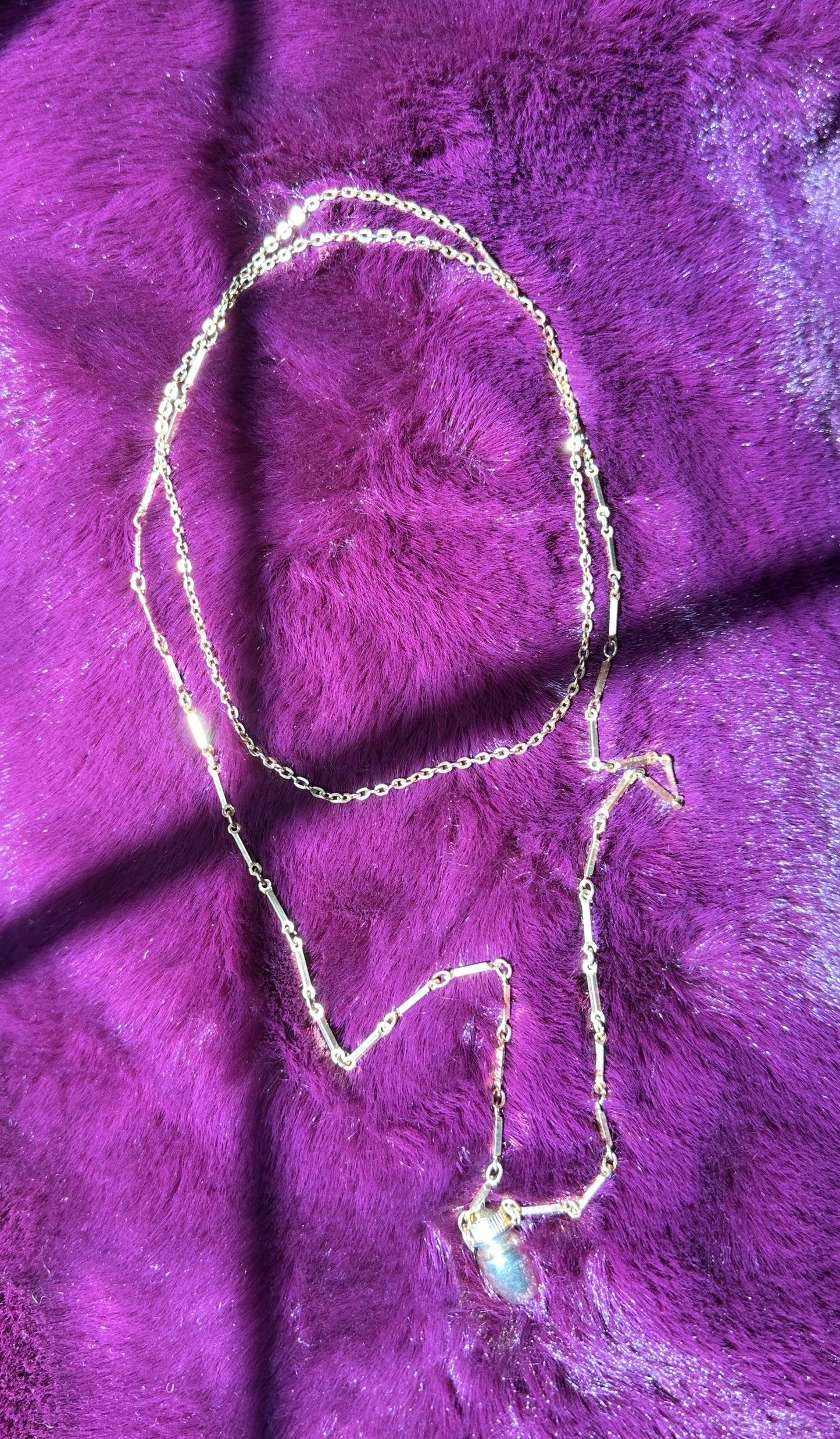 Art Deco Perfume Necklace