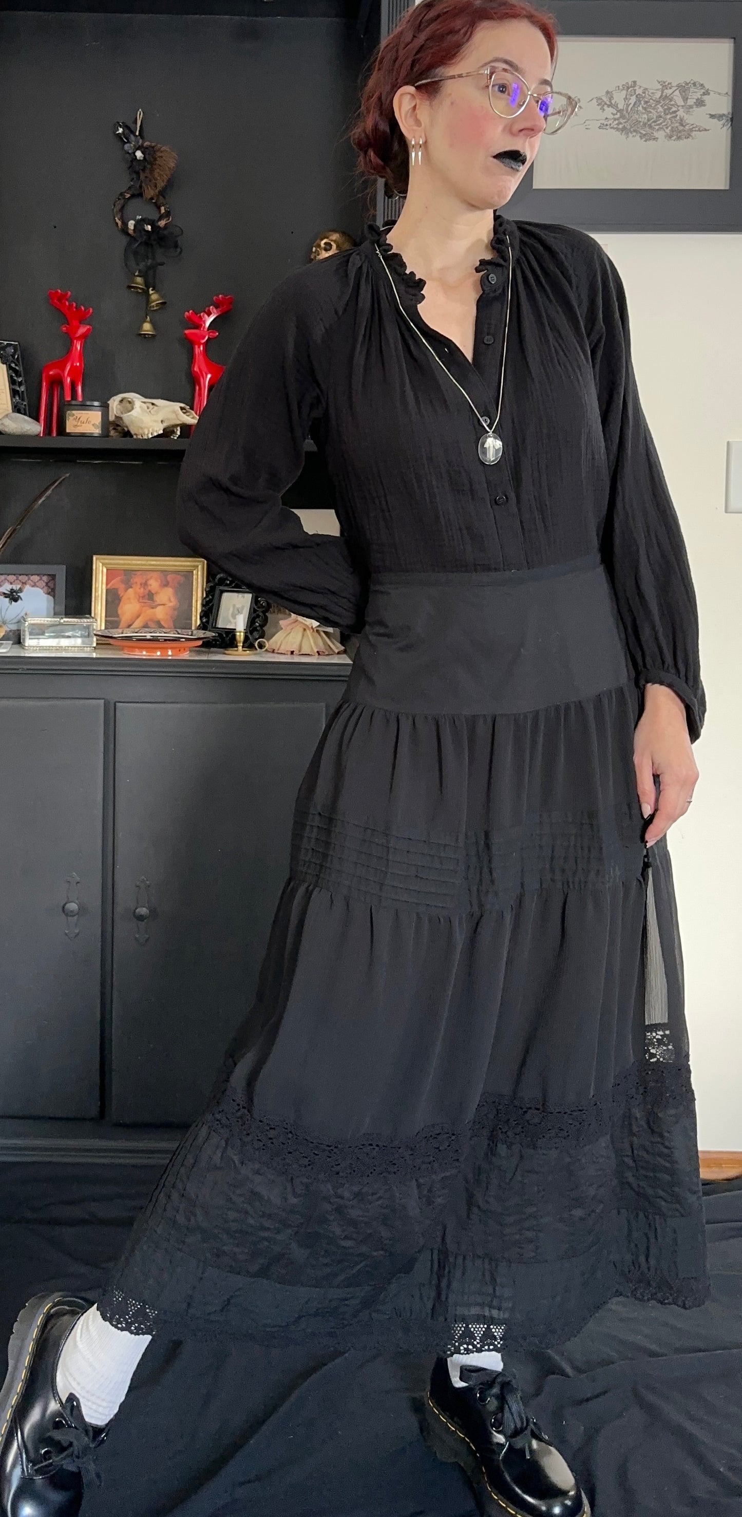 Layered Cotton Cottage Skirt SZ 10