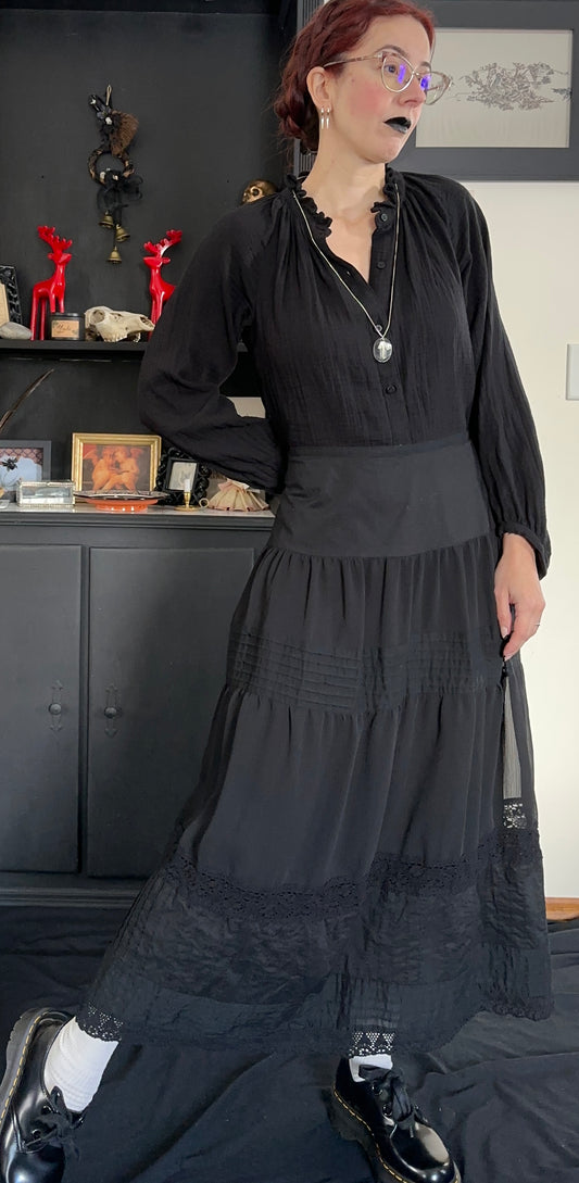Layered Cotton Cottage Skirt SZ 10