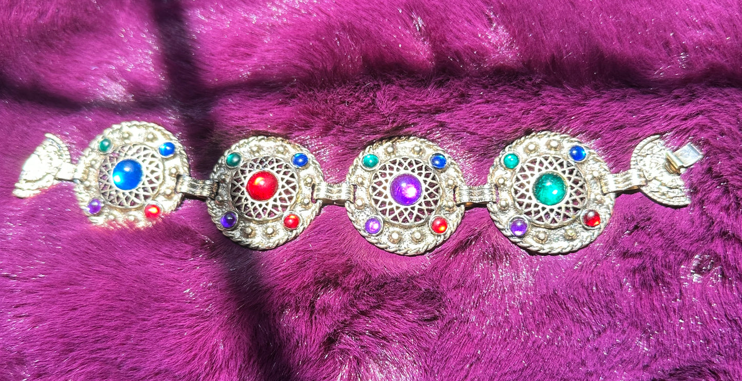 Medieval Revival Medallion Bracelet