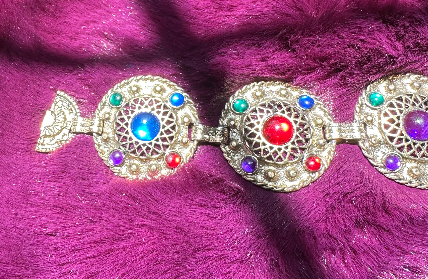 Medieval Revival Medallion Bracelet