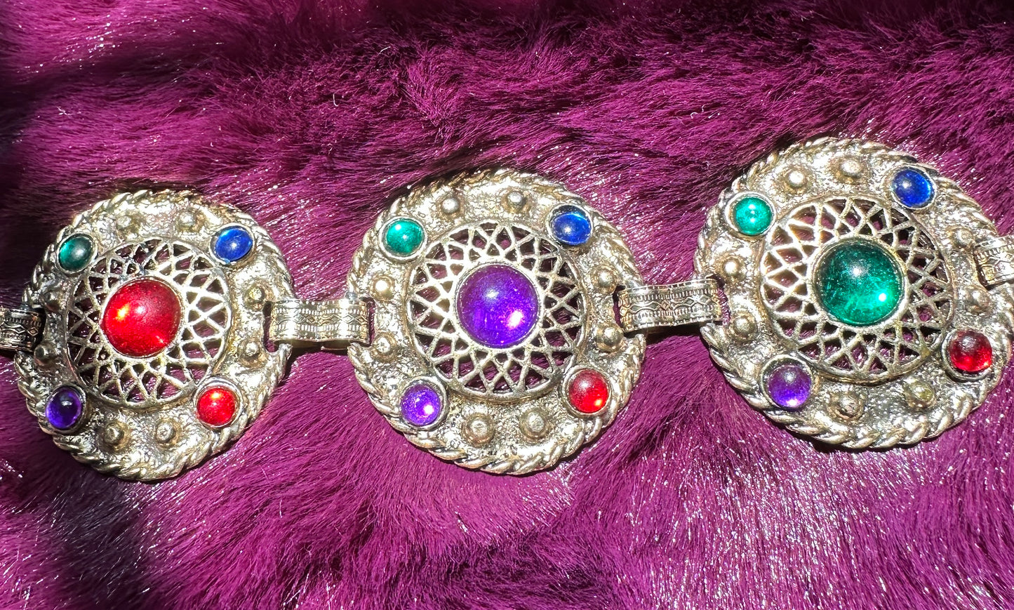 Medieval Revival Medallion Bracelet