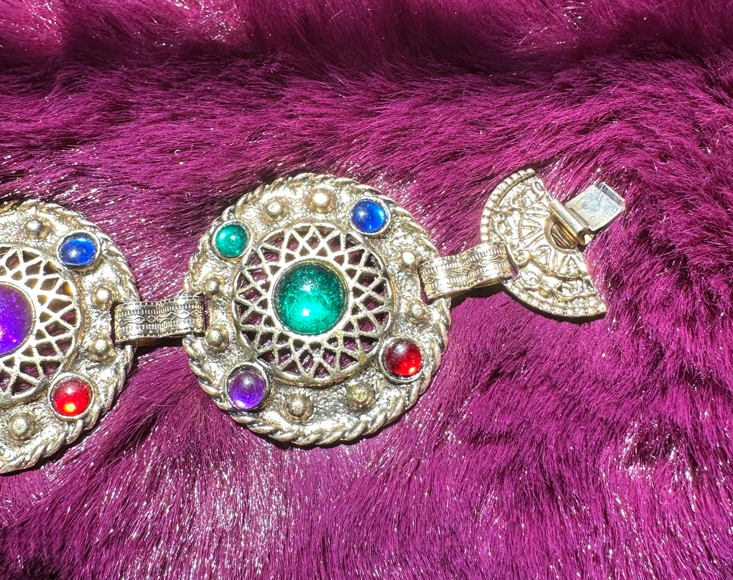 Medieval Revival Medallion Bracelet