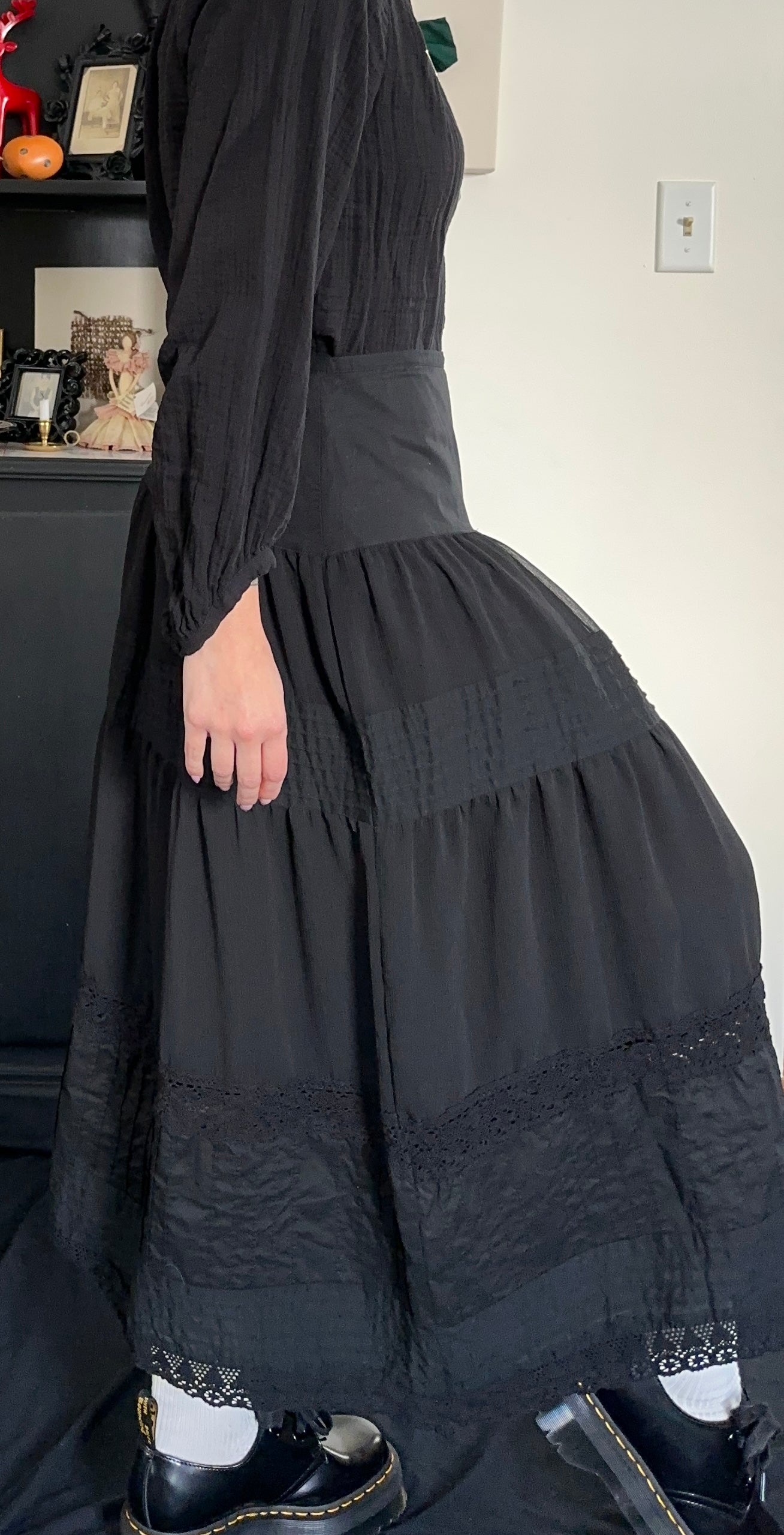 Layered Cotton Cottage Skirt SZ 10
