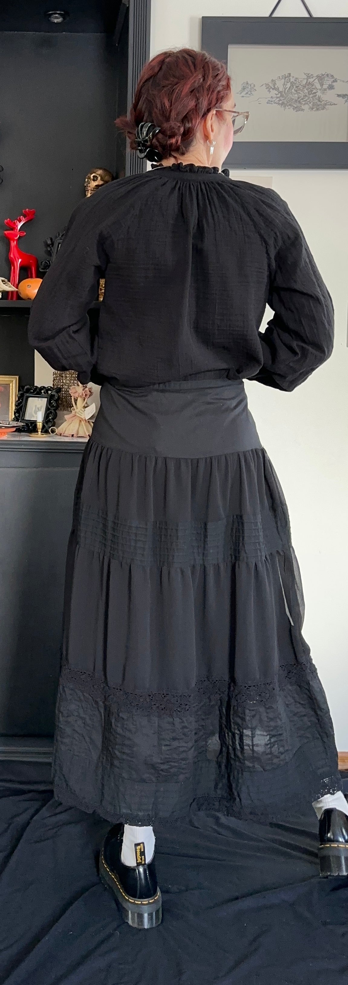 Layered Cotton Cottage Skirt SZ 10