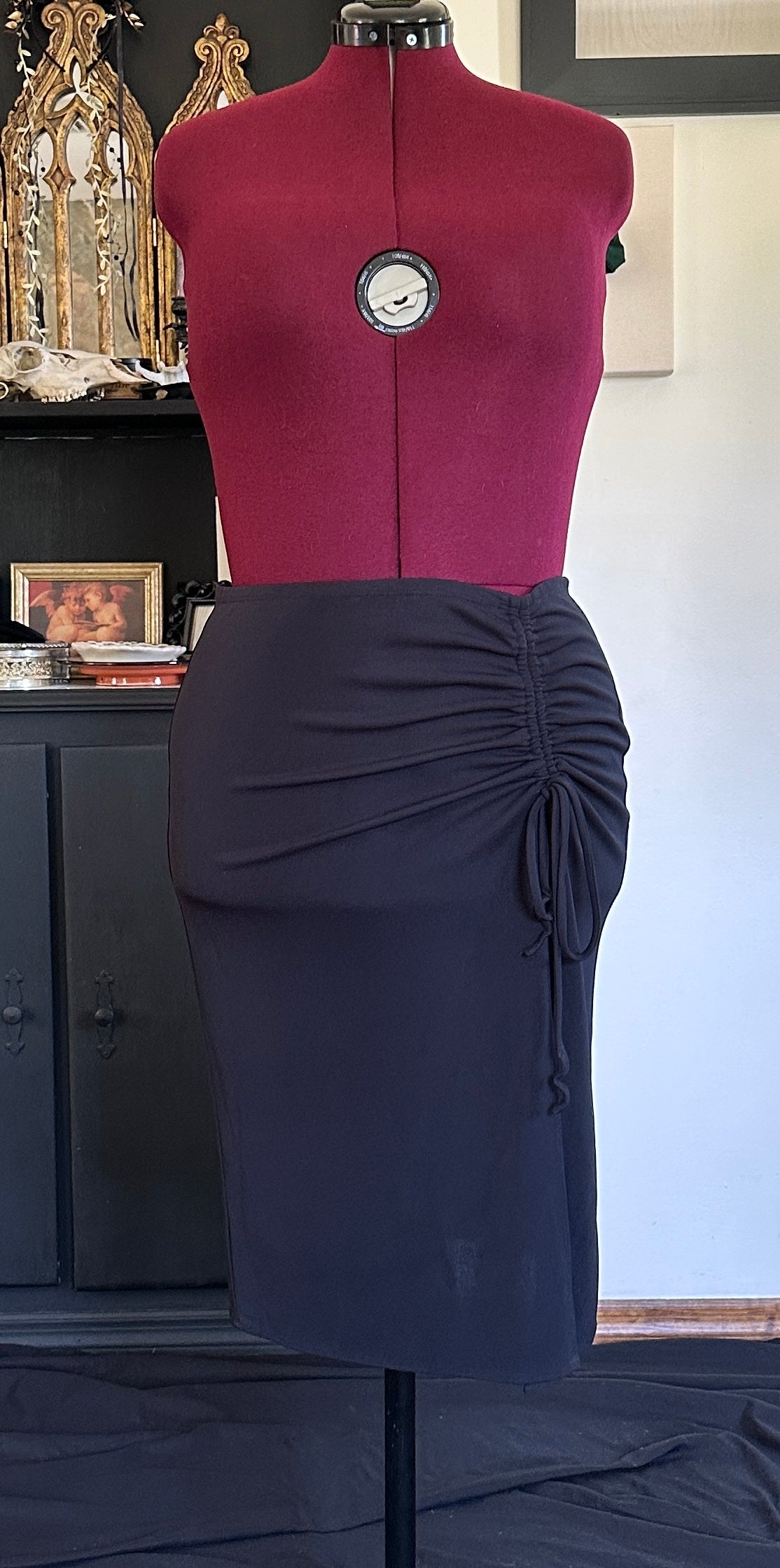 Y2K Drawstring Club Skirt M-L