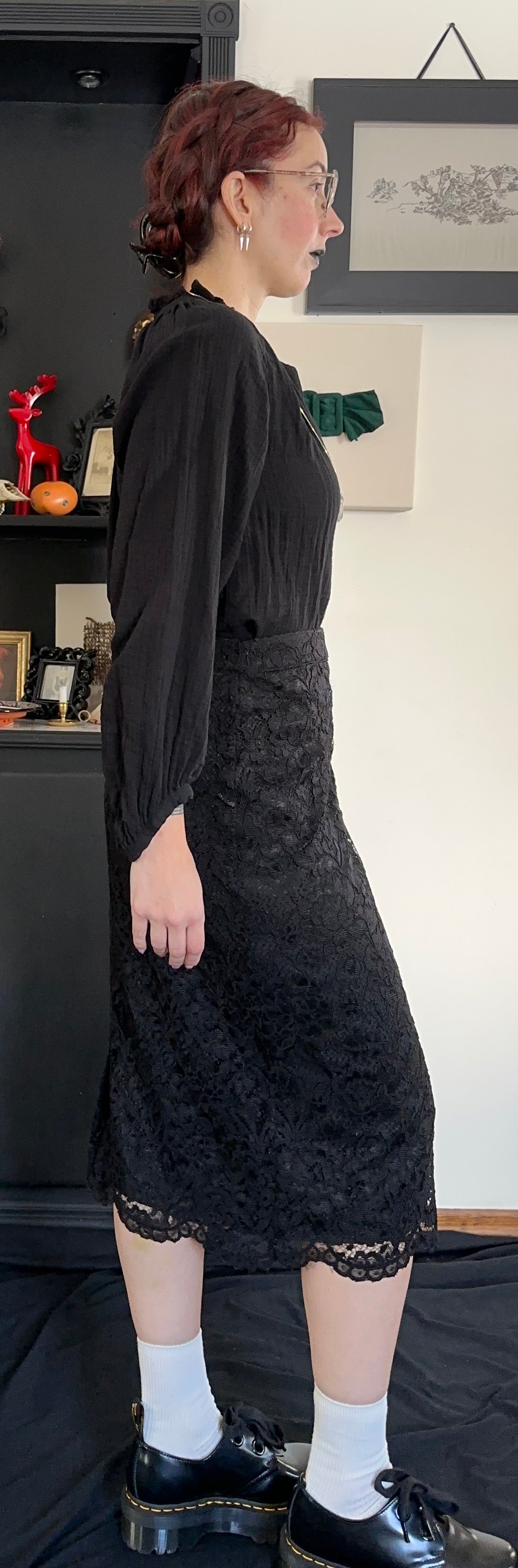 Nanette Lepore Lace Skirt SZ 12