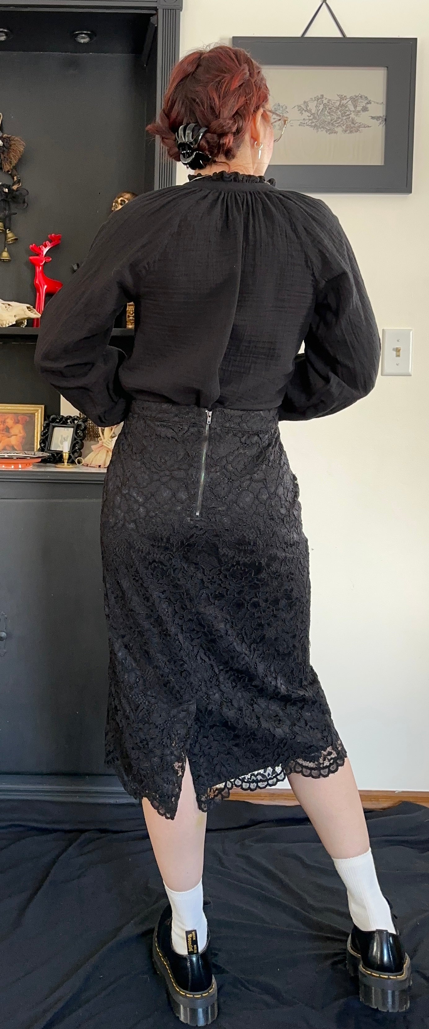 Nanette Lepore Lace Skirt SZ 12