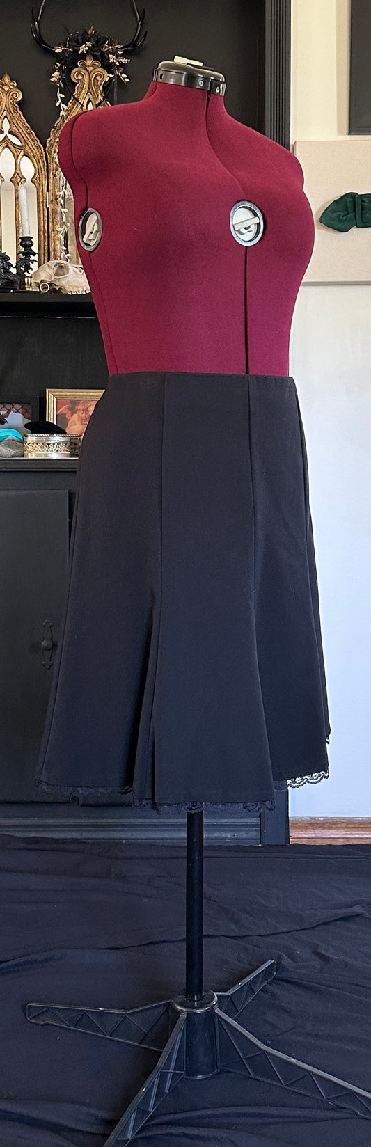 Office Goth Skirt SZ 12