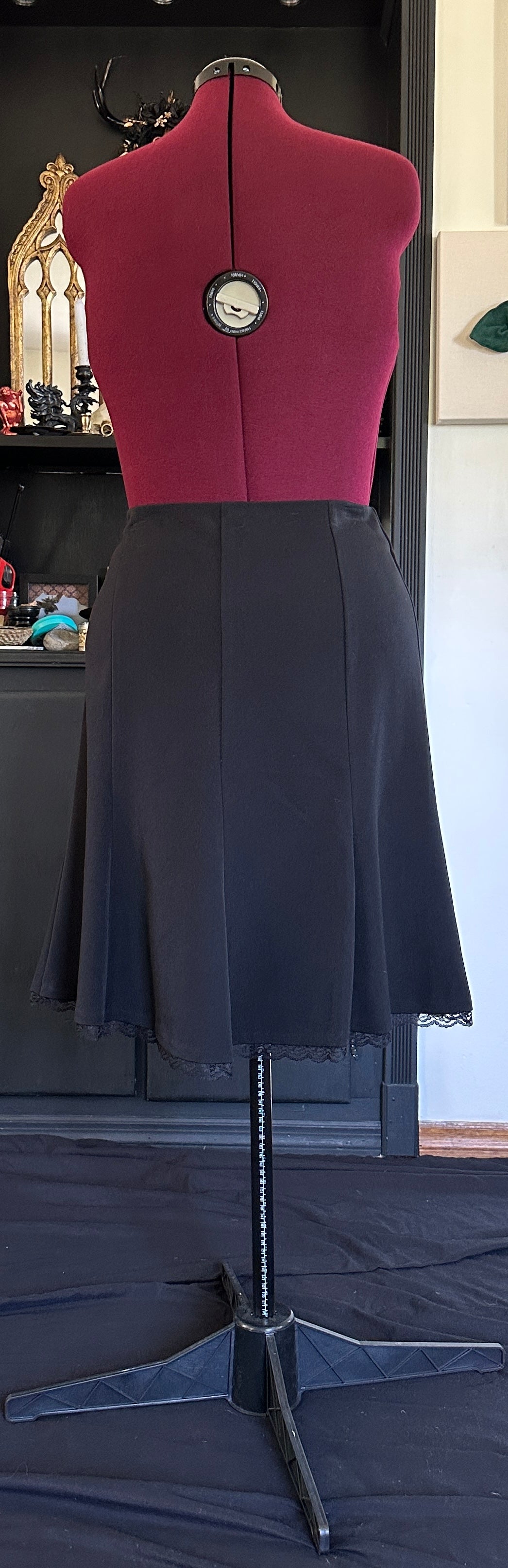 Office Goth Skirt SZ 12