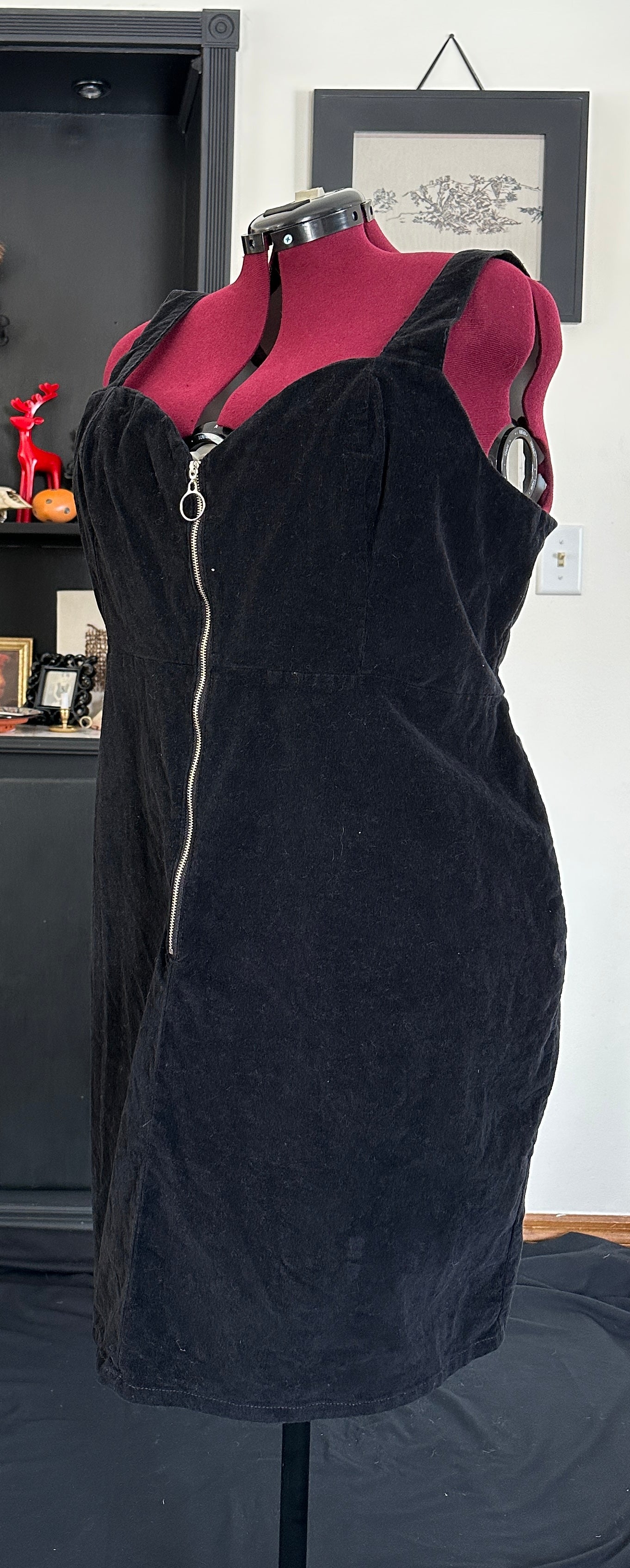 Zip Front Retro Dress SZ 20