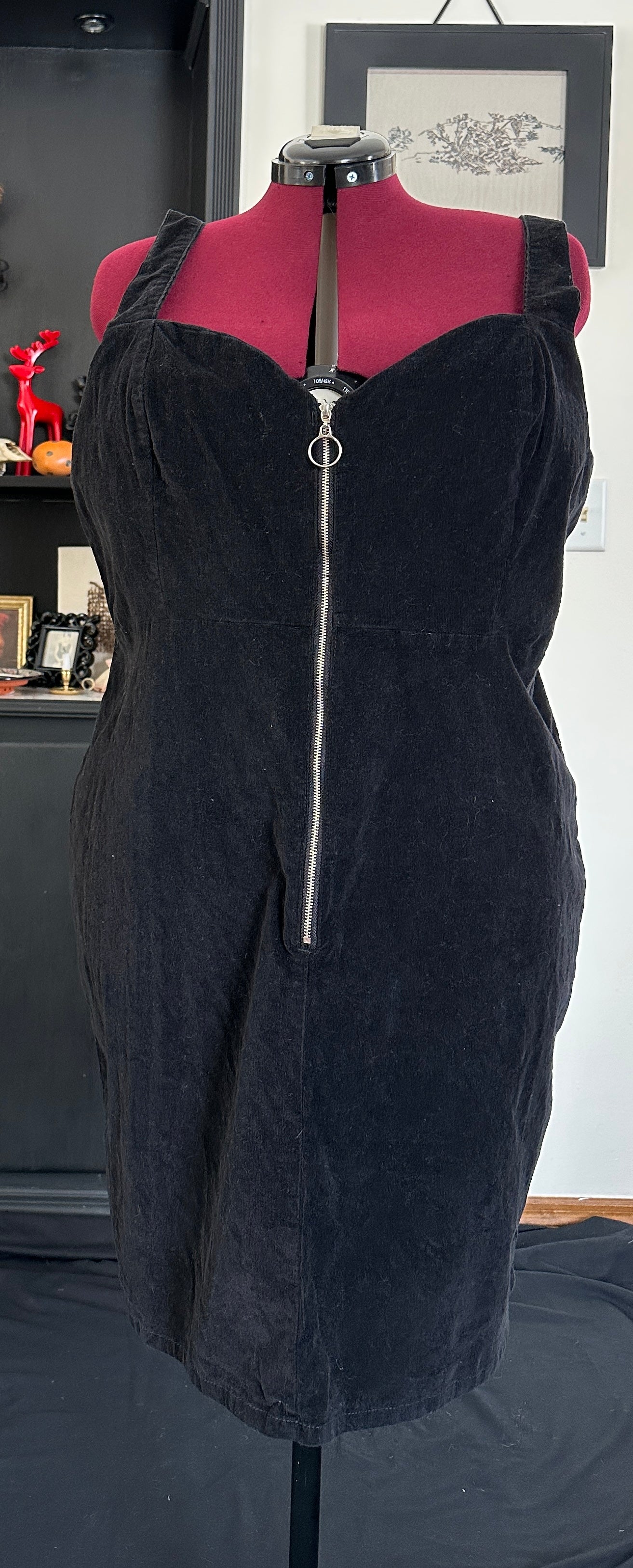 Zip Front Retro Dress SZ 20