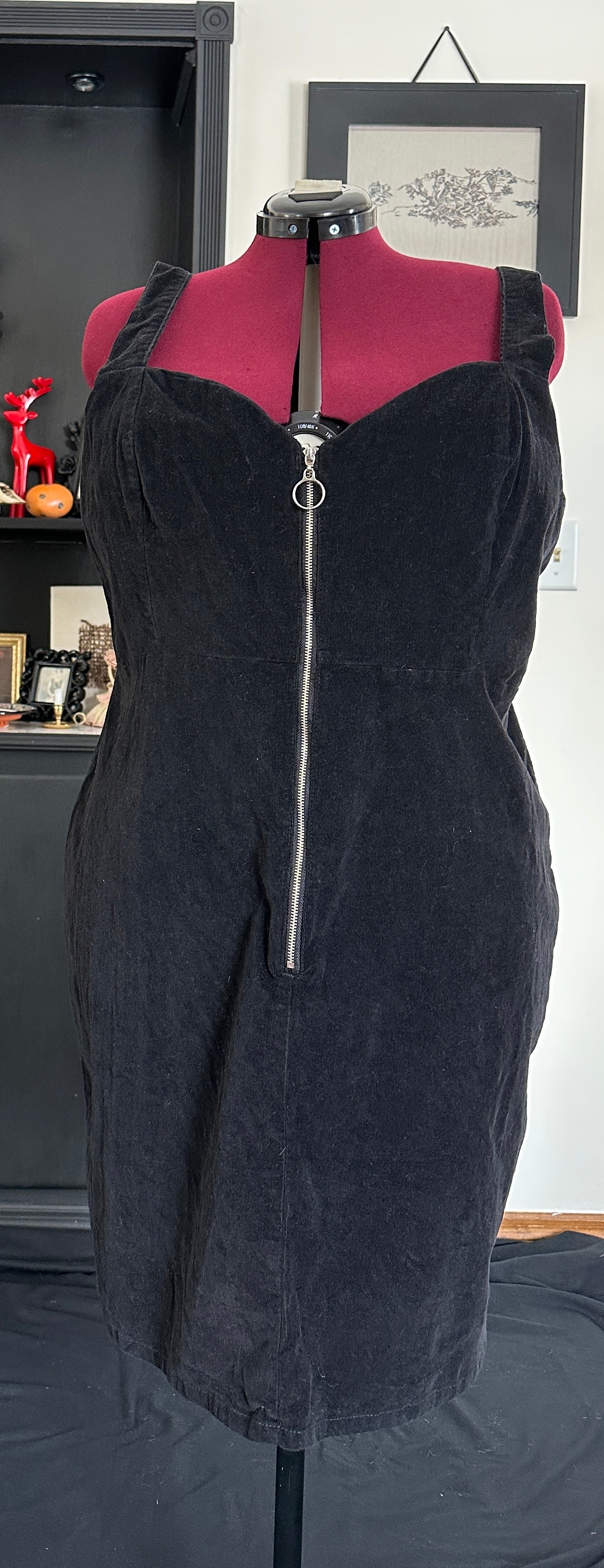 Zip Front Retro Dress SZ 20