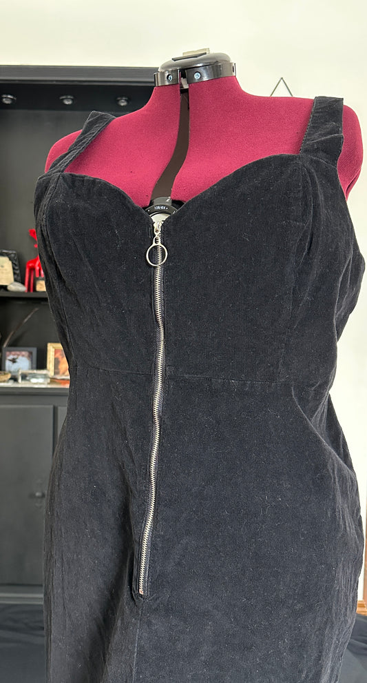 Zip Front Retro Dress SZ 20