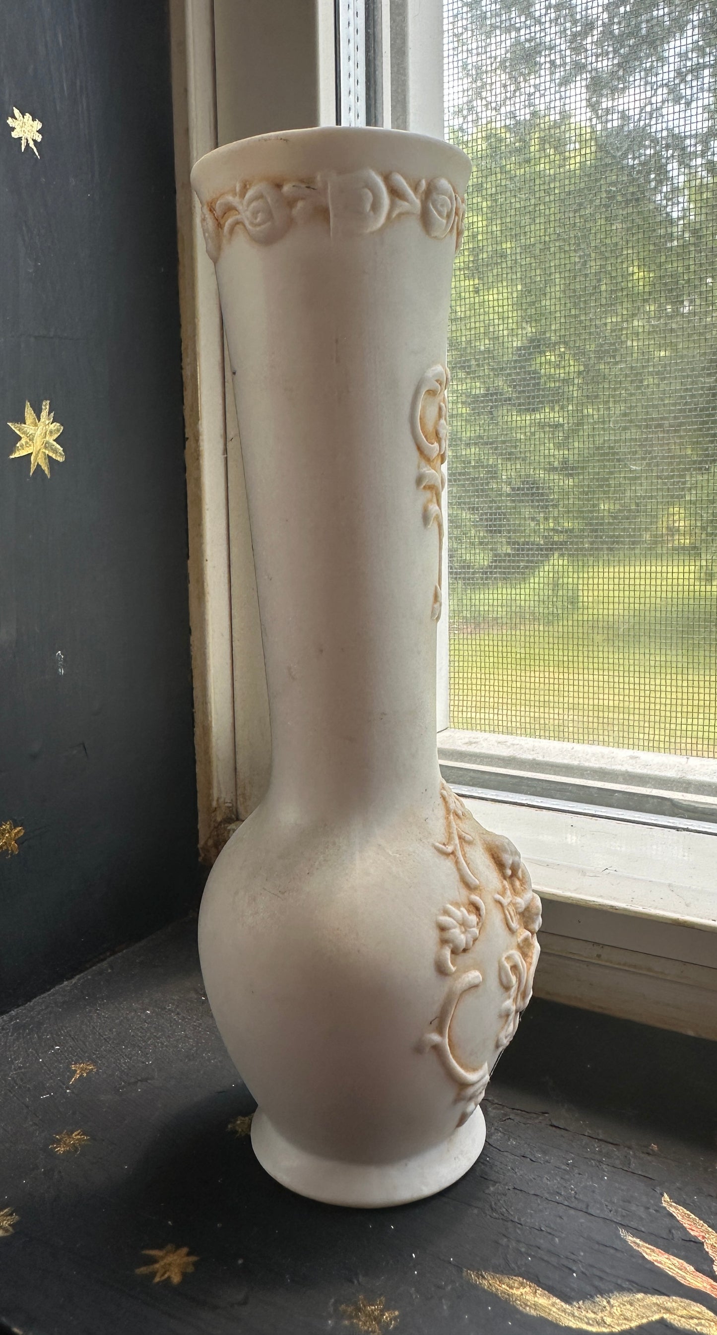 Vintage Cherub Bud Vase