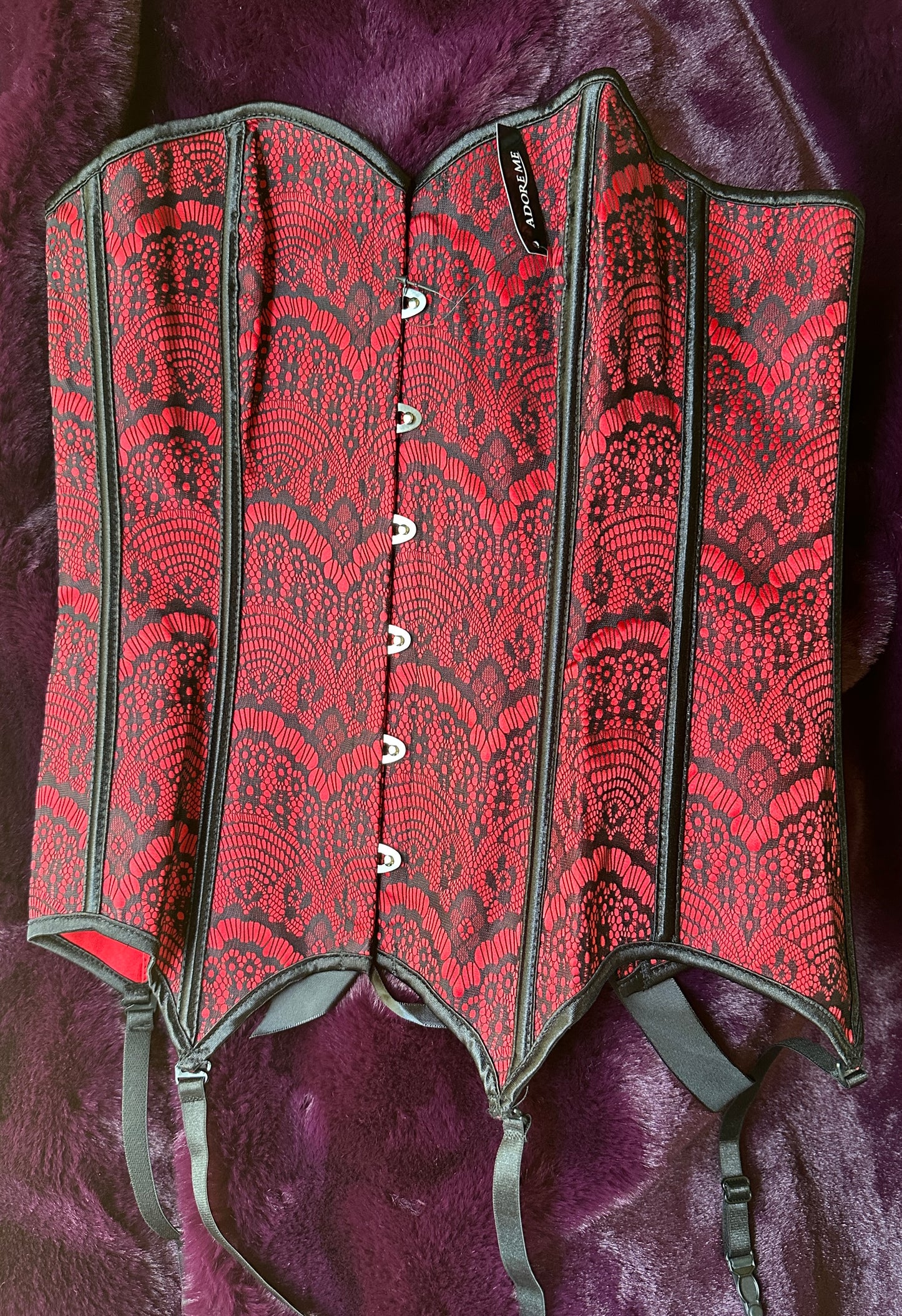 Adore Me Lace Vampire Corset M