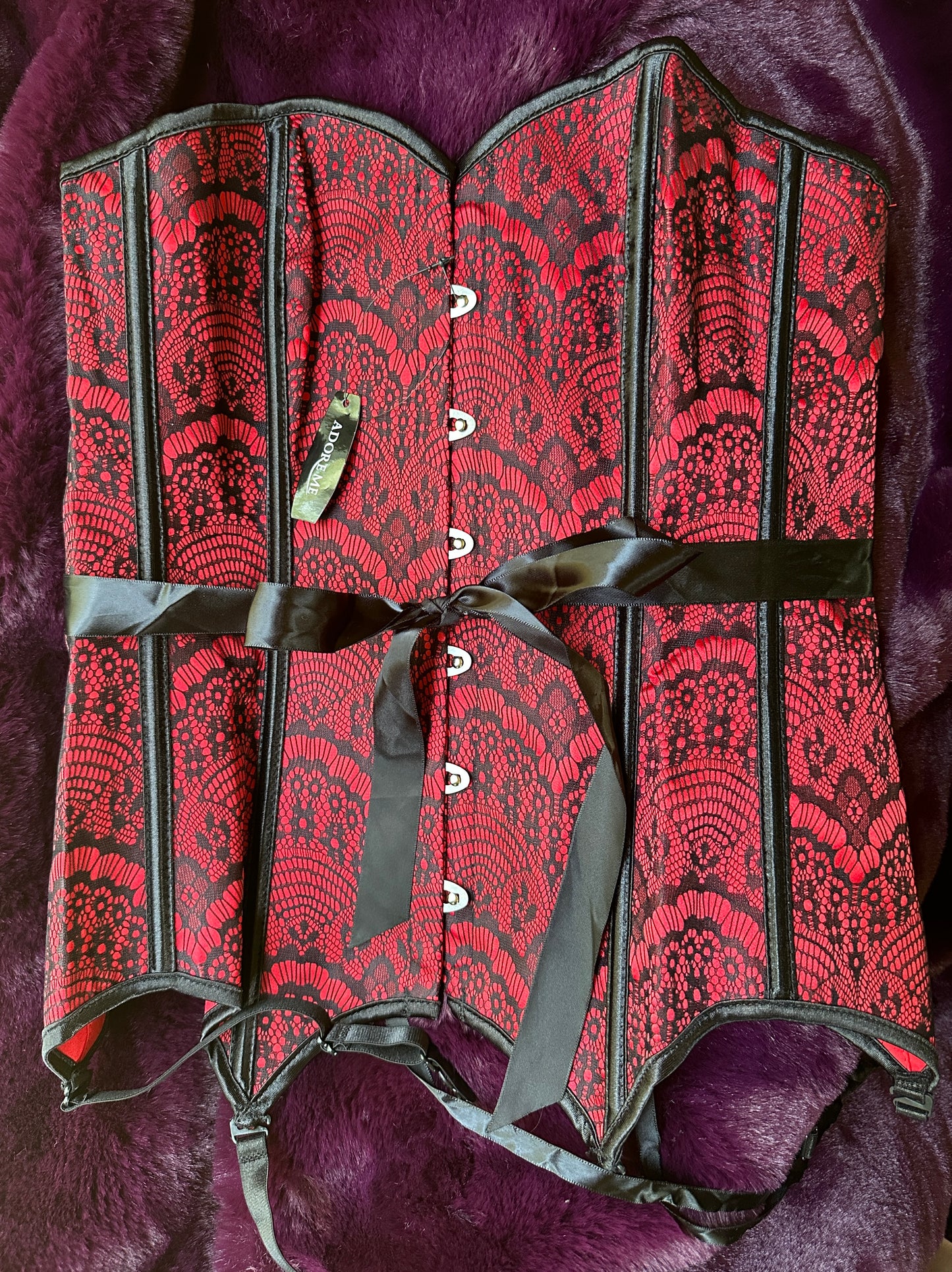 Adore Me Lace Vampire Corset M