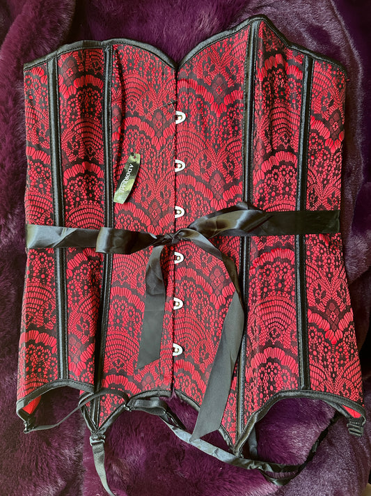 Adore Me Lace Vampire Corset M