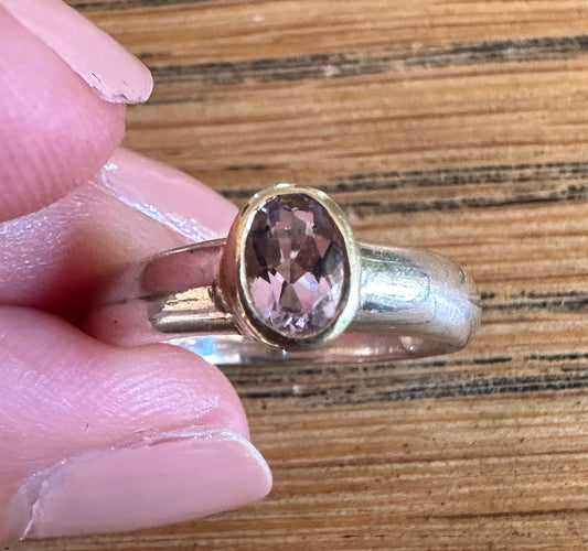 Amethyst Stackable Ring