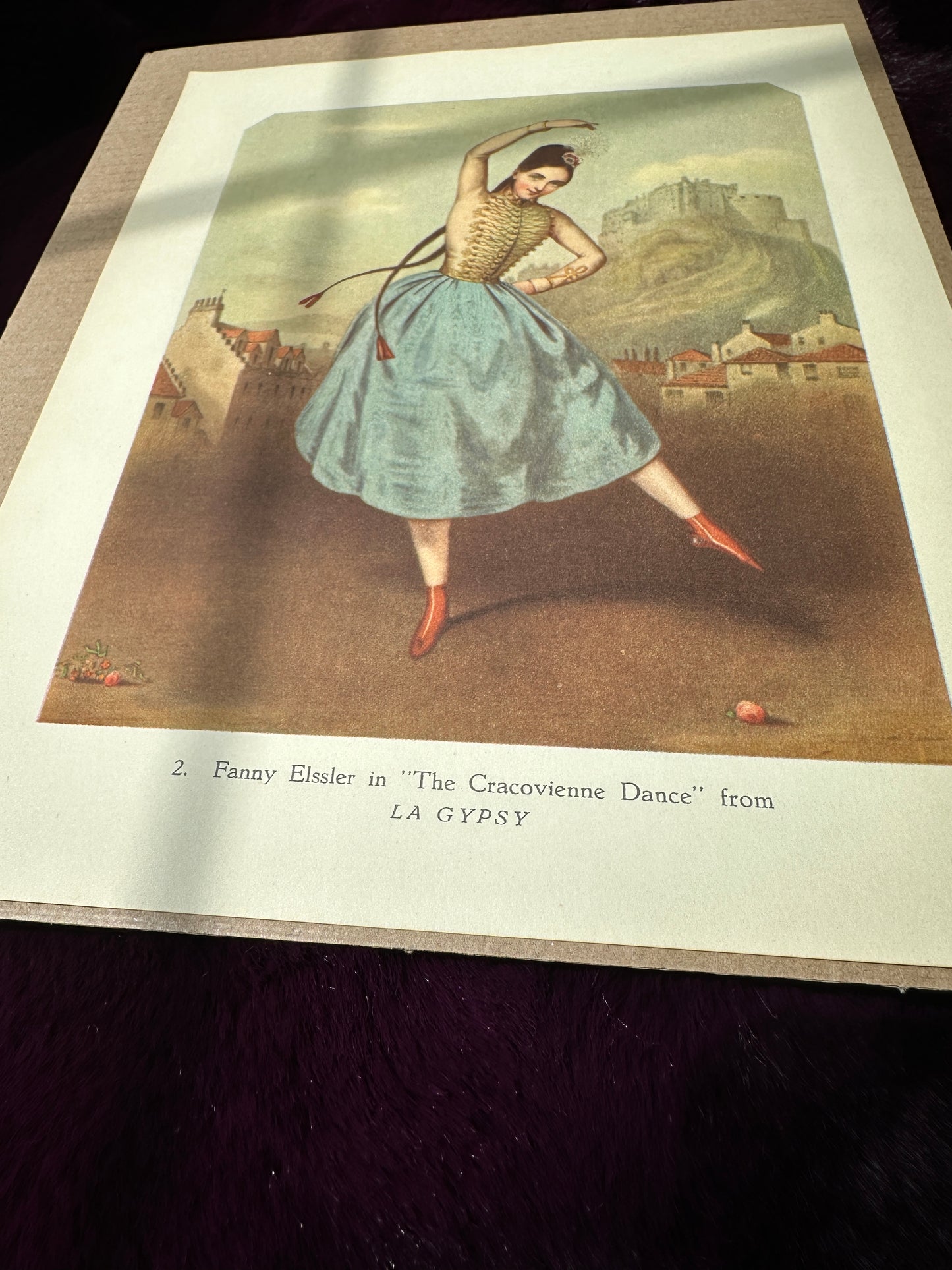 Vintage Dancer Book Print