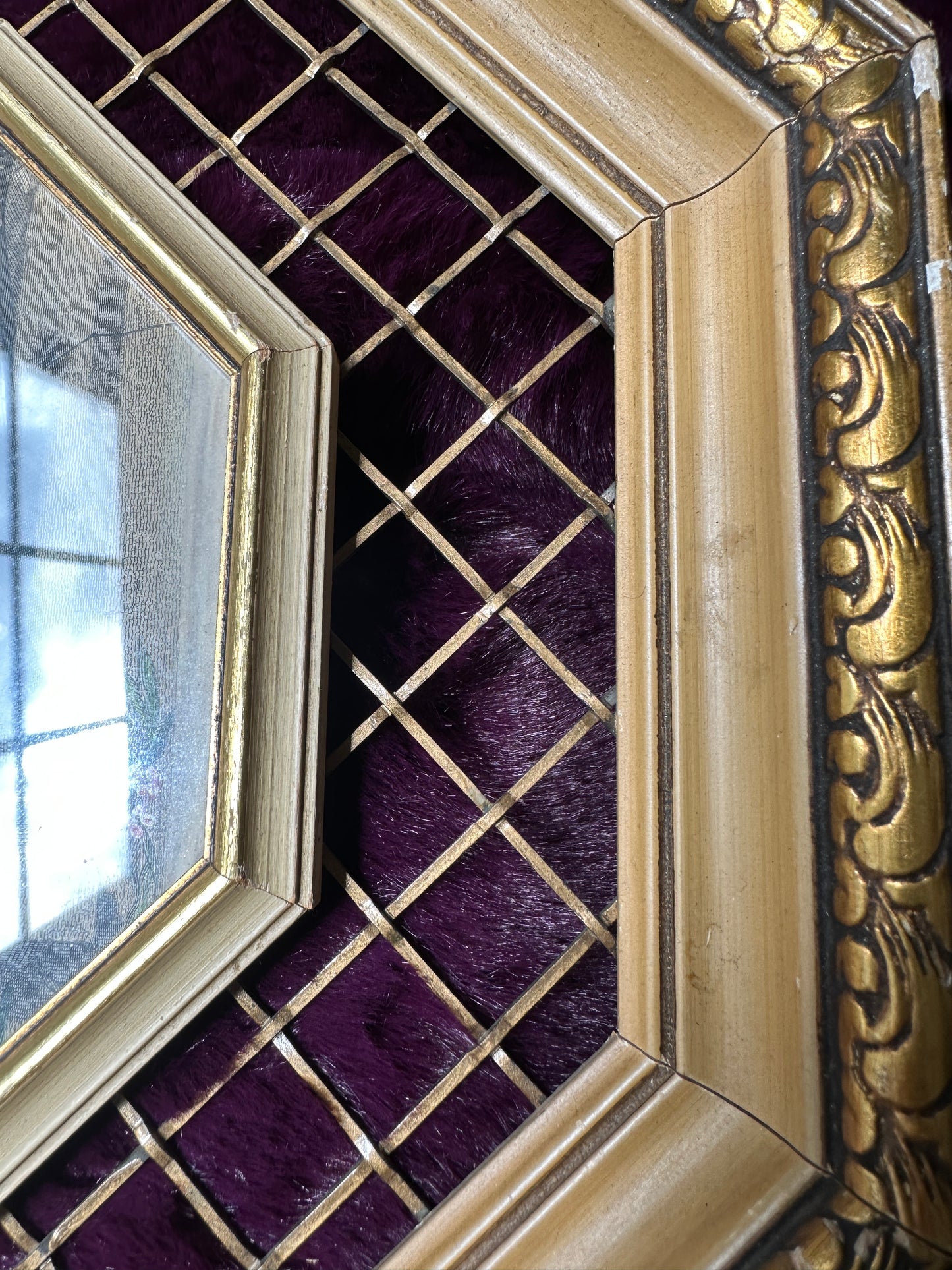 Vintage Octagonal Framed Print