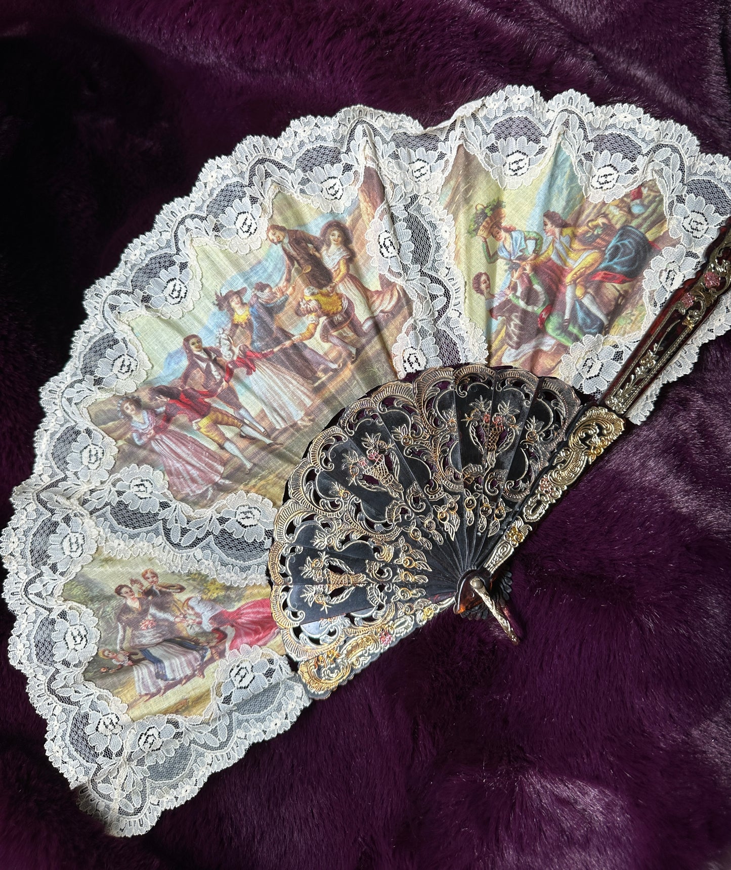 Printed Spanish Fan