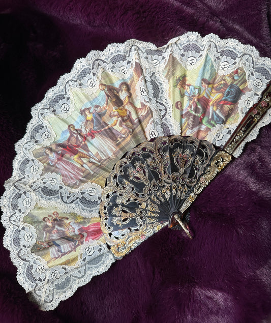 Printed Spanish Fan
