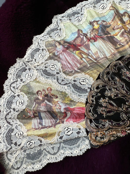 Printed Spanish Fan