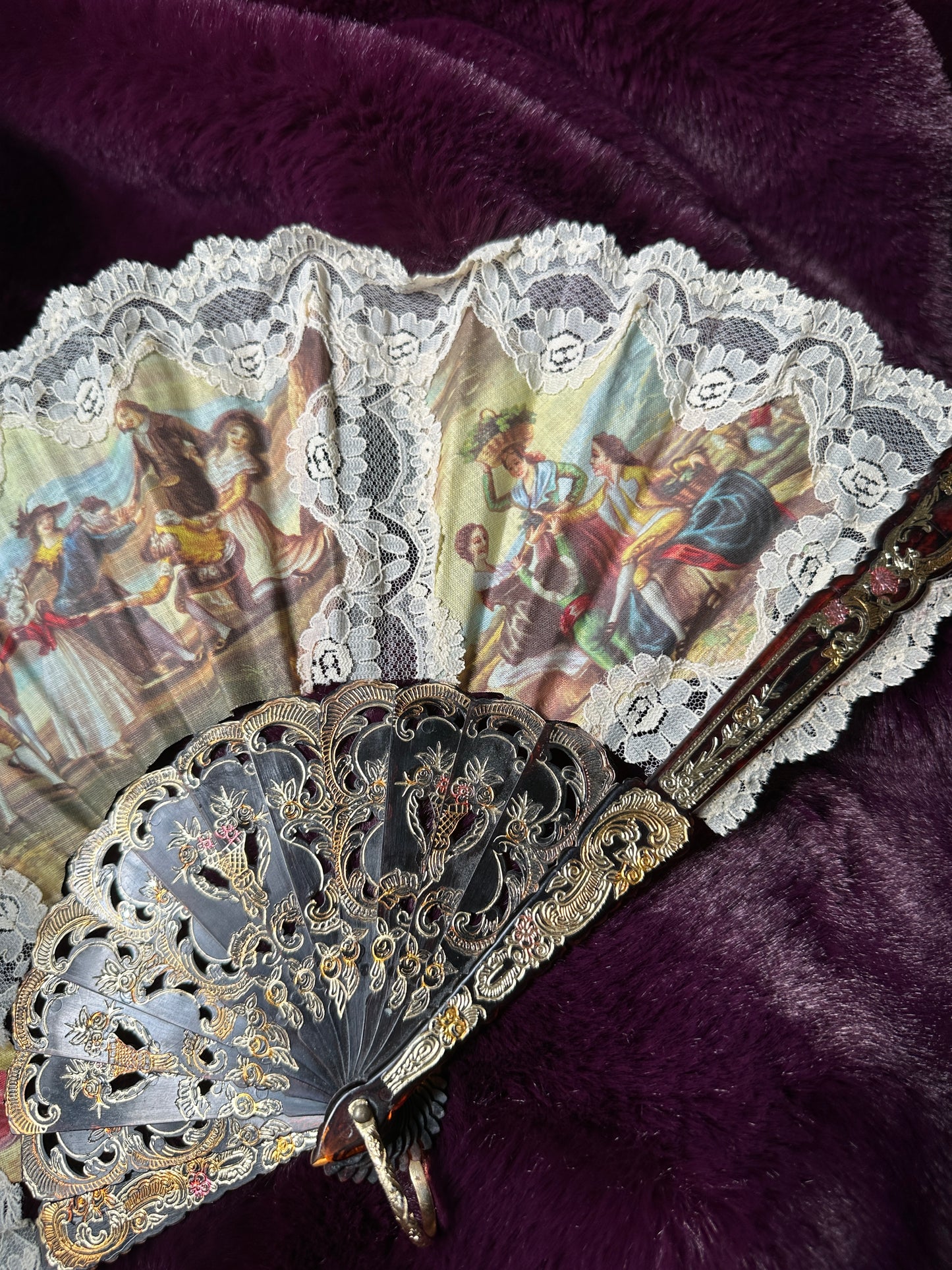 Printed Spanish Fan