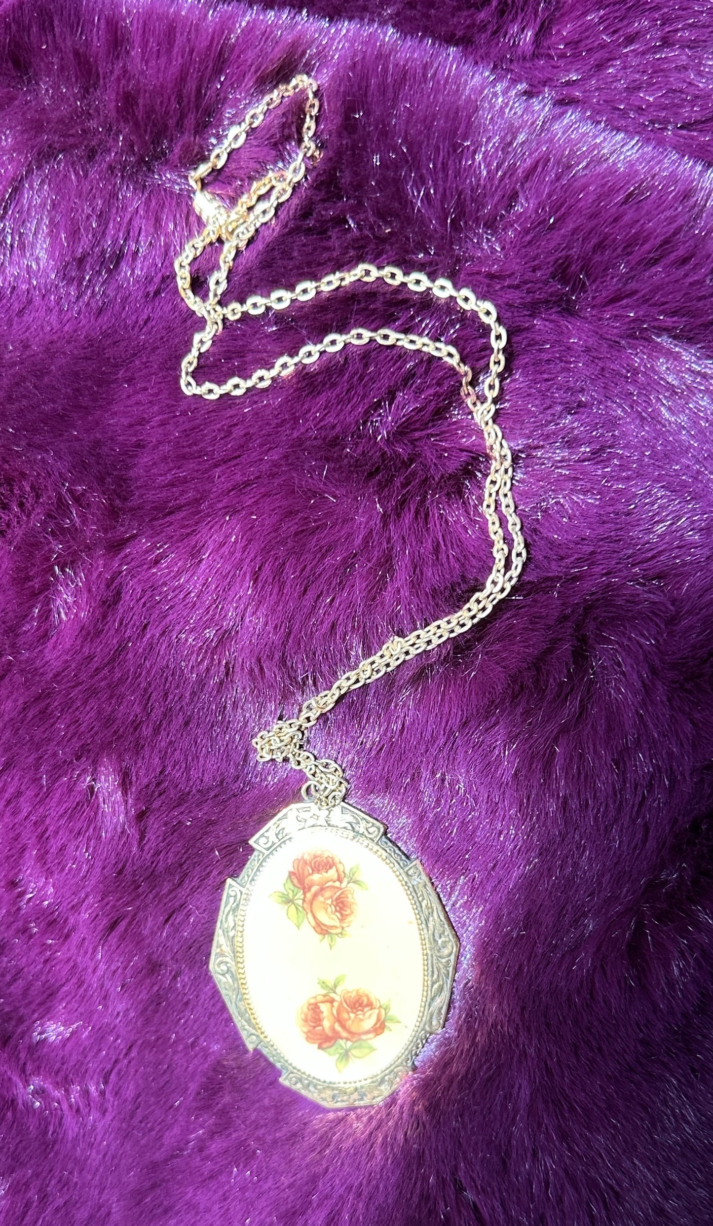 Floral Medallion Necklace