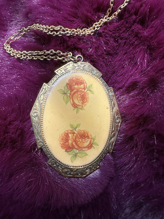 Floral Medallion Necklace