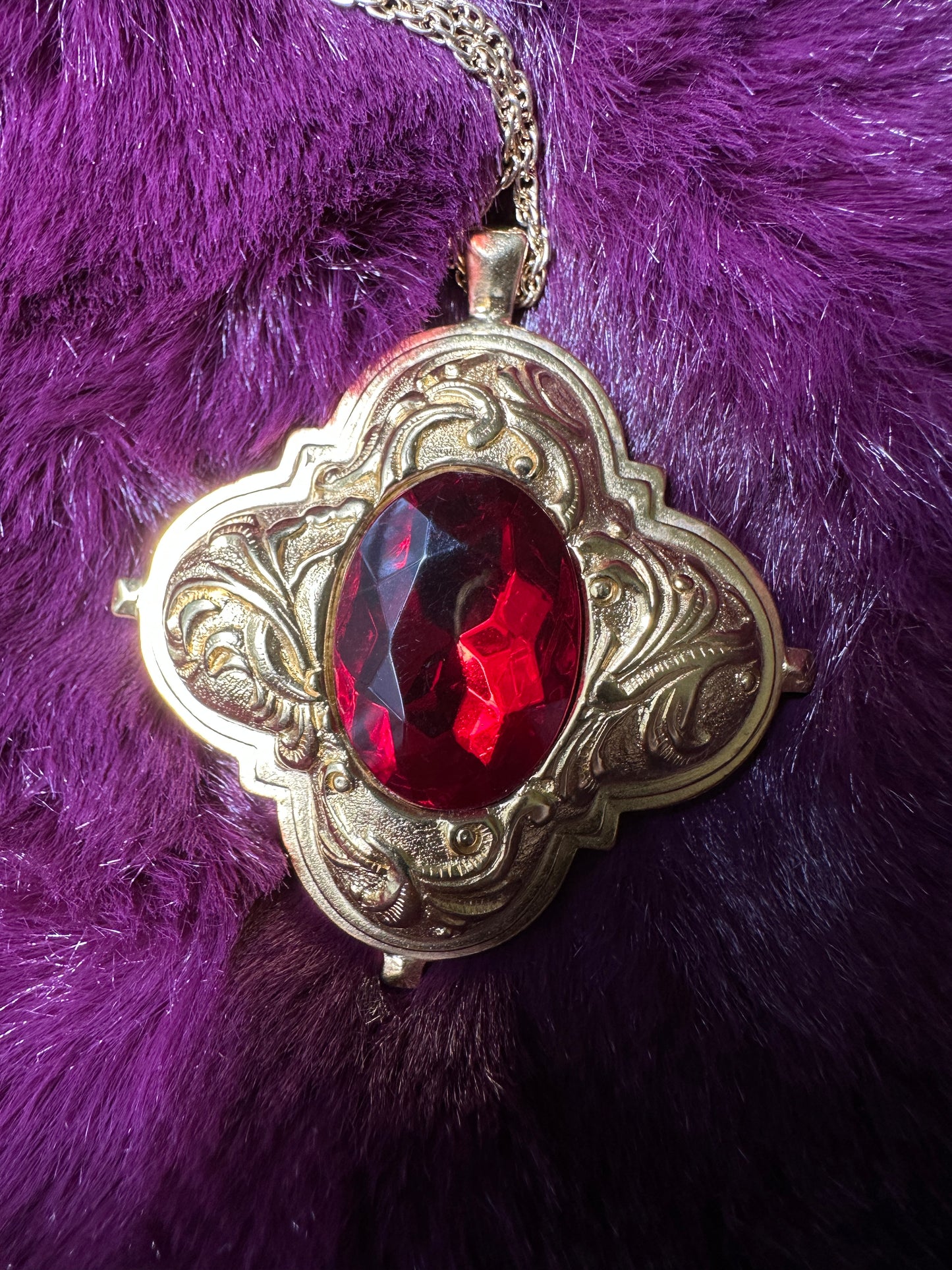 Renaissance Revival Clover Necklace