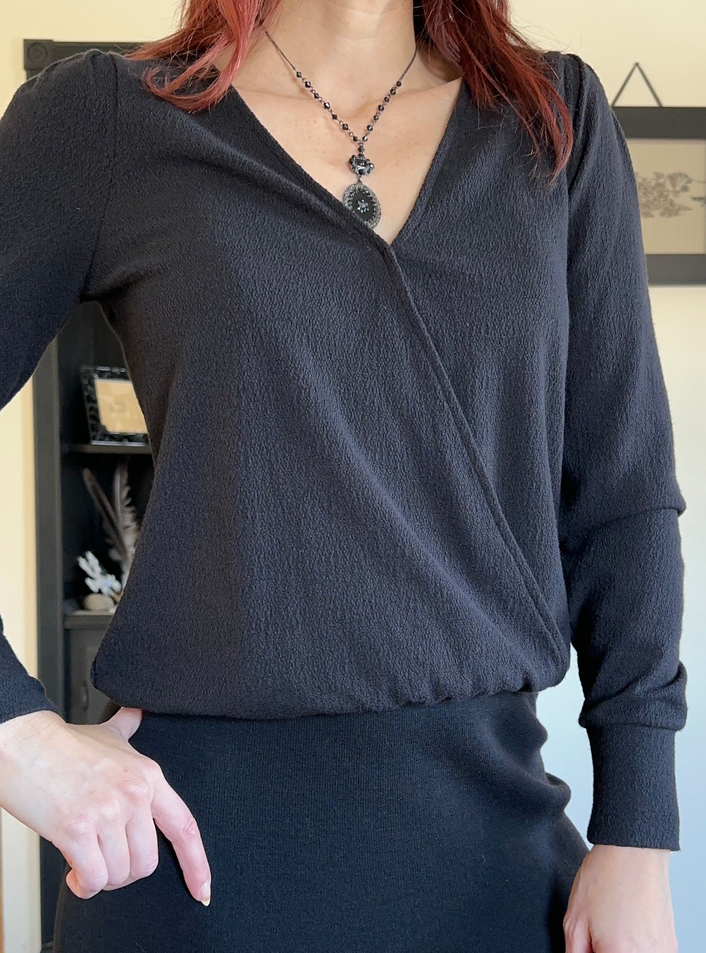 Faux Wrap Top XS