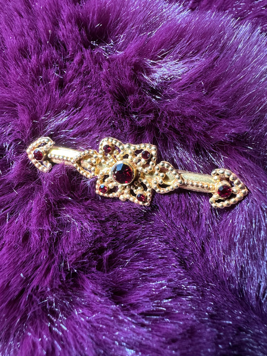 Gold and Ruby Pin