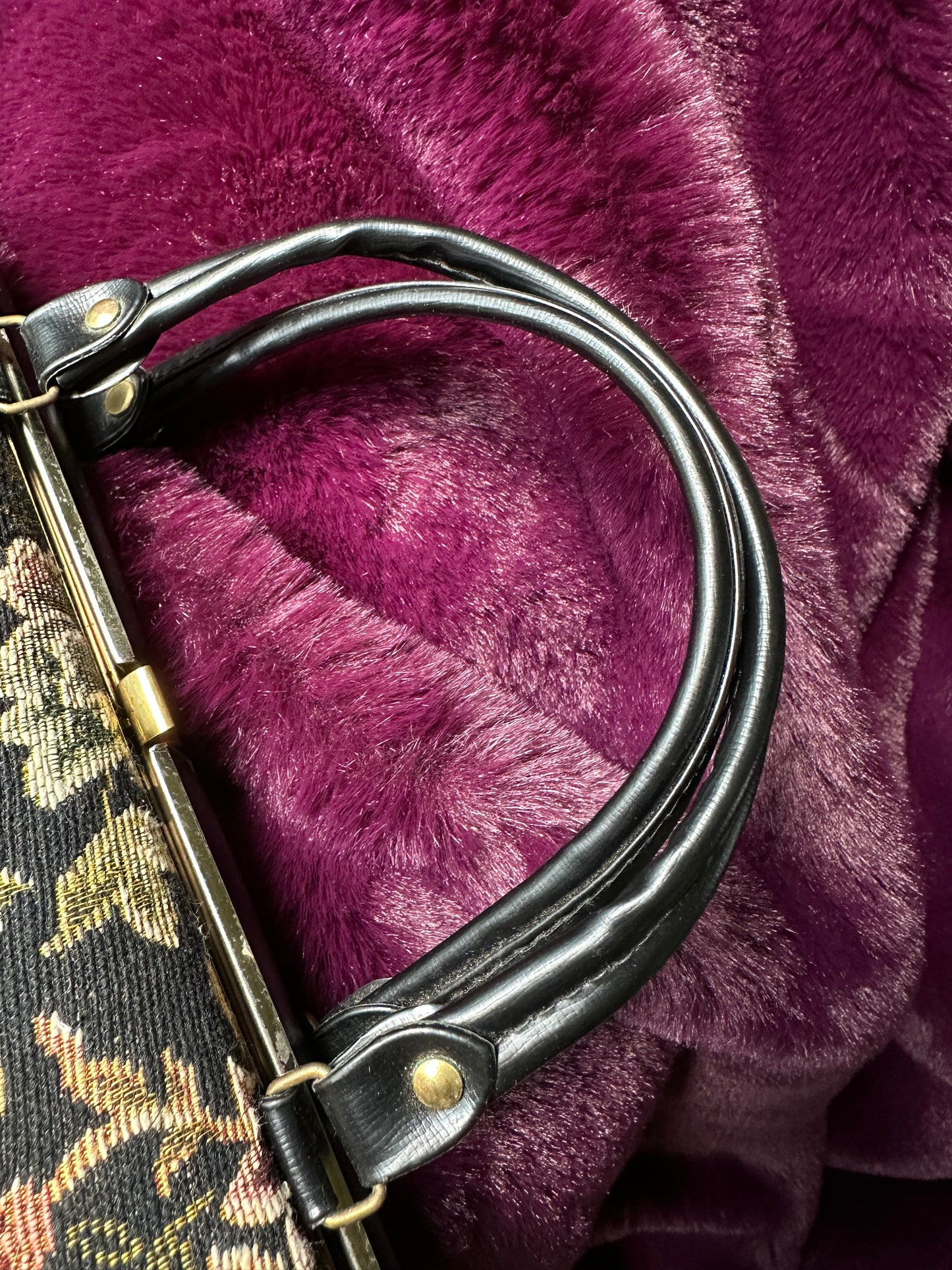 1960s Carpet Dover Bag