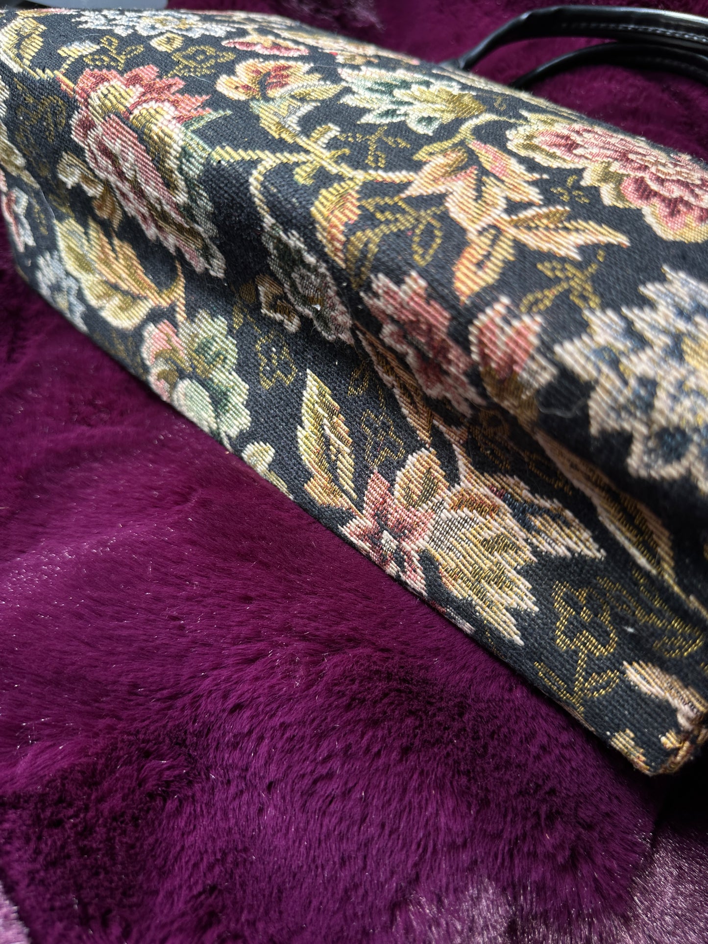 1960s Carpet Dover Bag