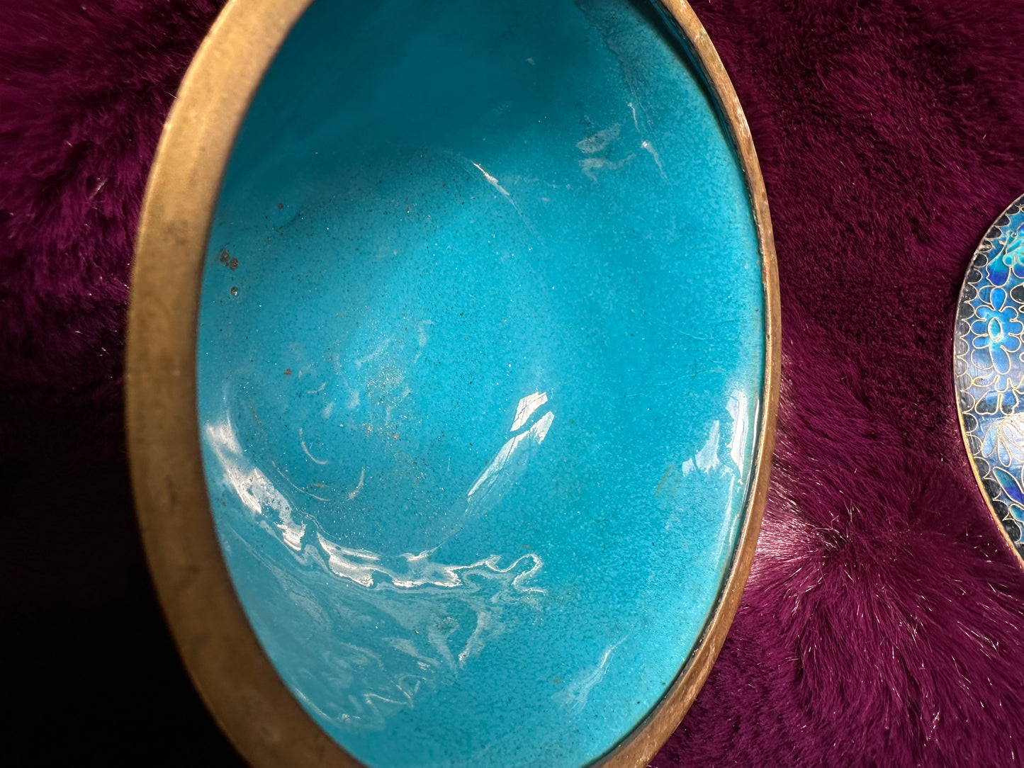 Vintage Cloissone Ceramic Bowl With Lid